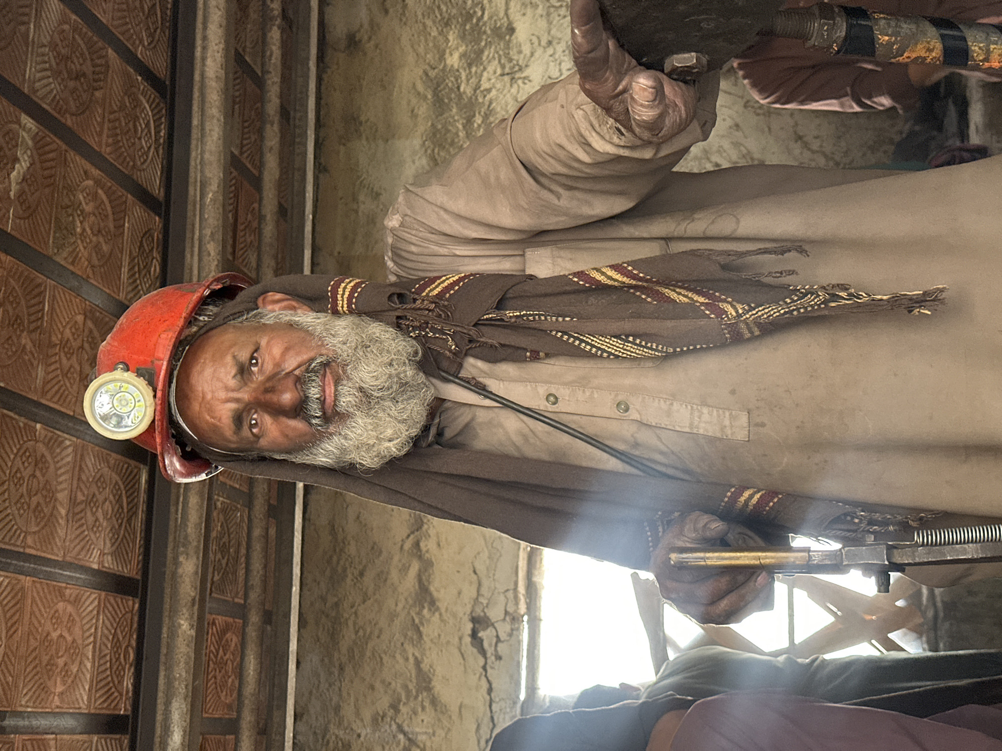 Coal miners at work in Quetta, Pakistan