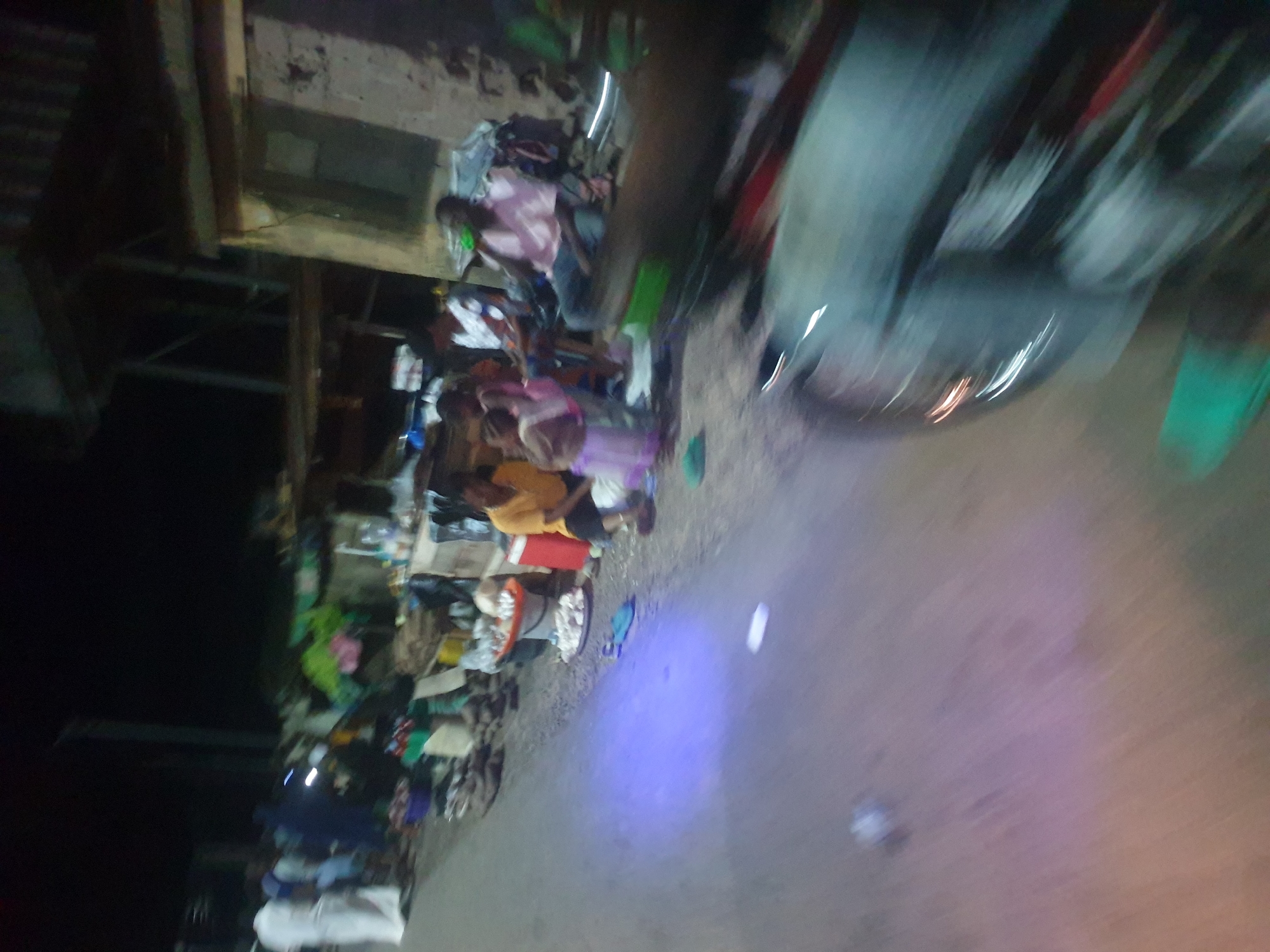Evening street markets active in Nigerian communities