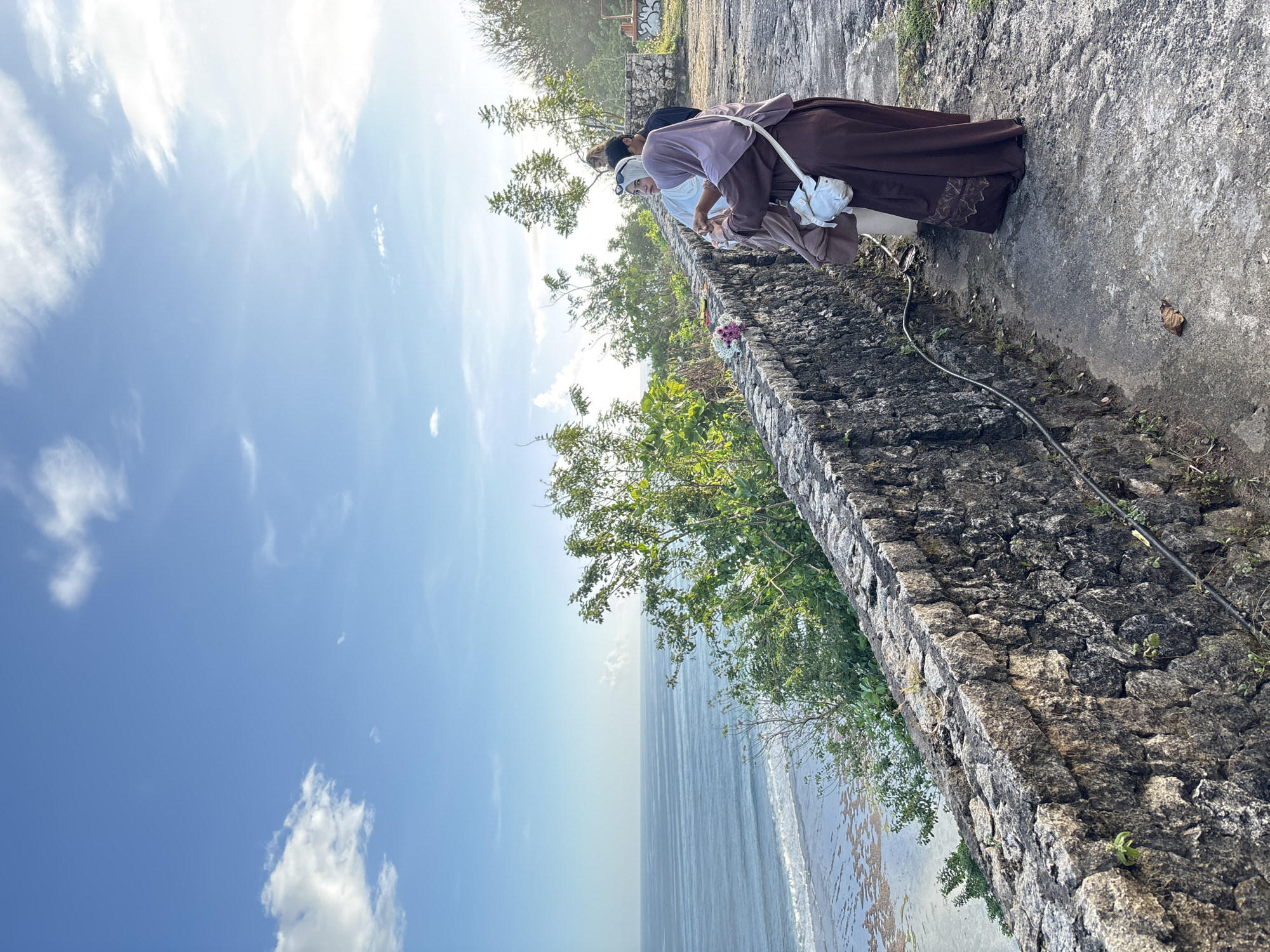Morning beach life scenes captured in Kuta Selatan, Indonesia