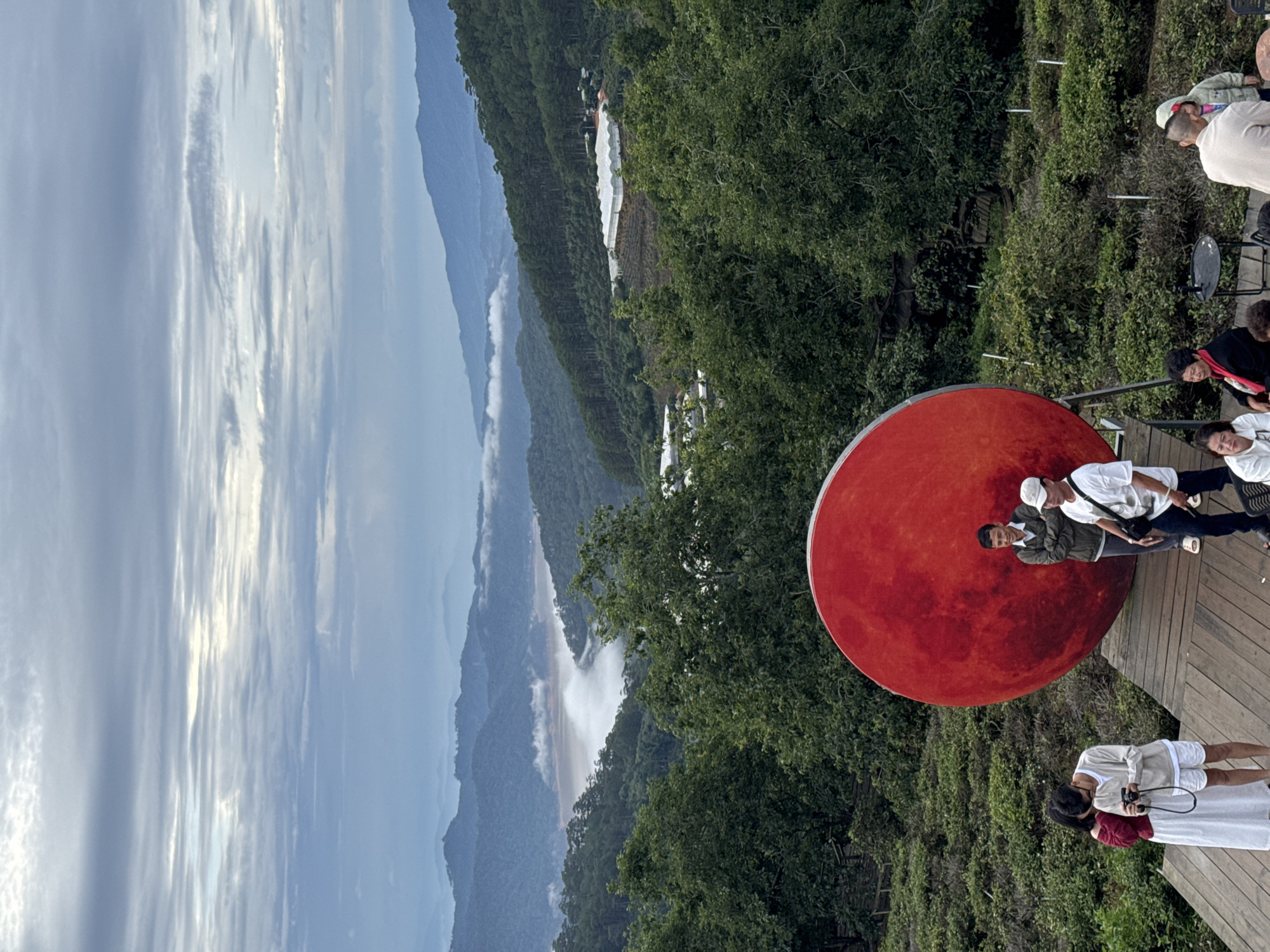 Tourist documents scenic mountain landscapes in Phát Chi, Vietnam