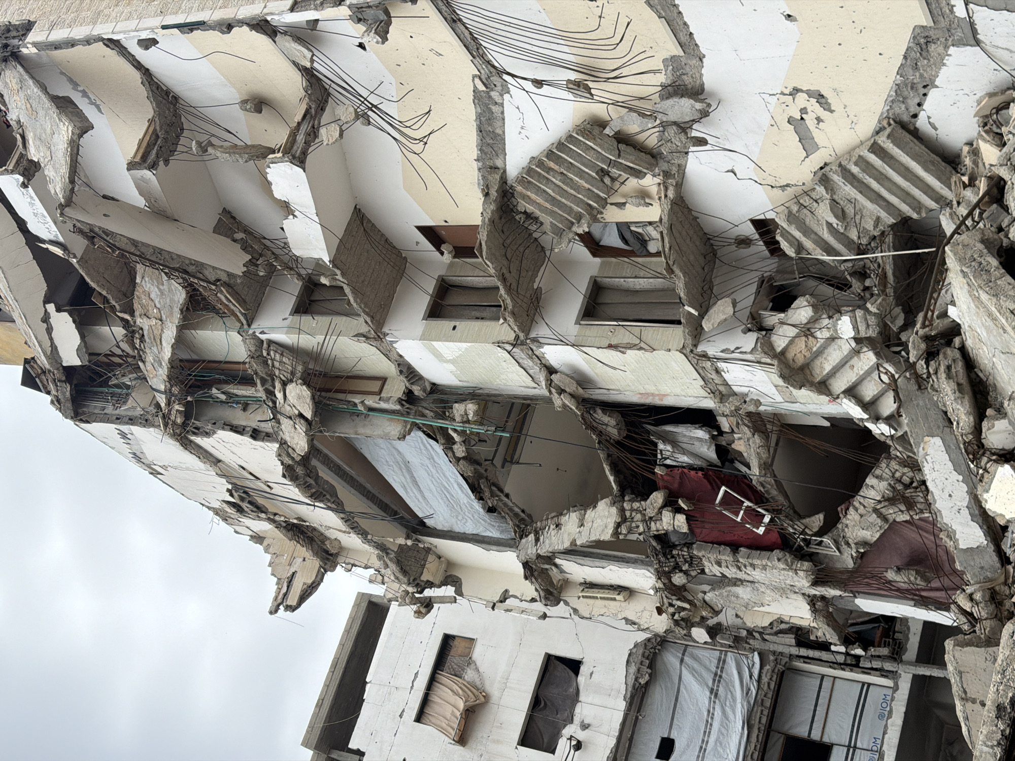 Building damage and debris documented across Gaza