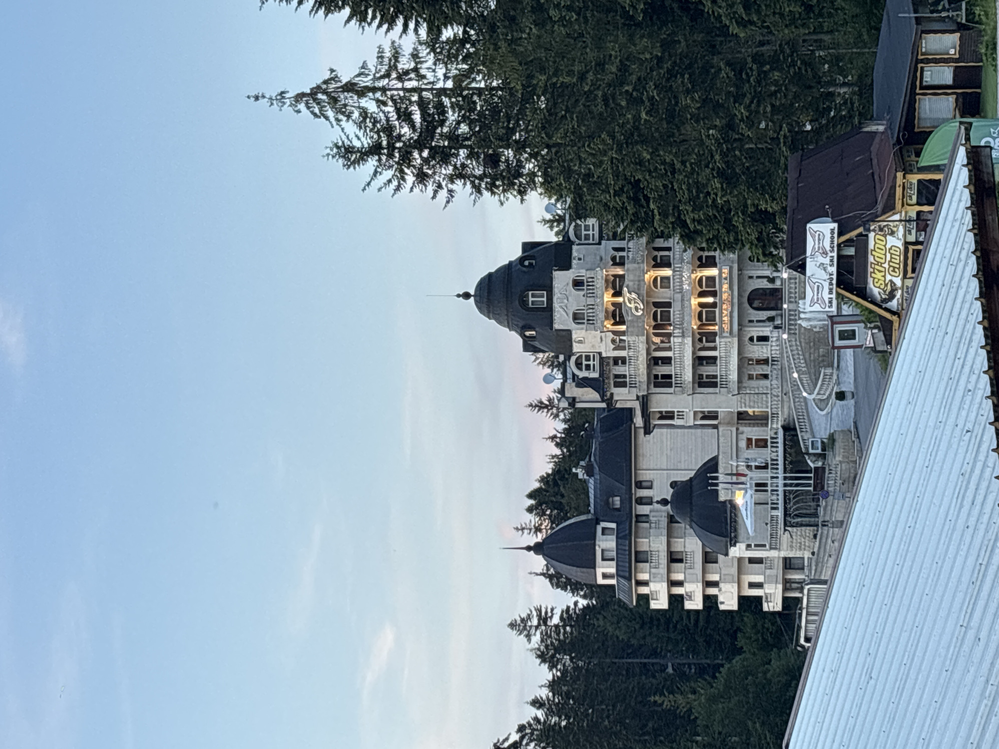 Summer evening at Borovets ski resort, Bulgaria