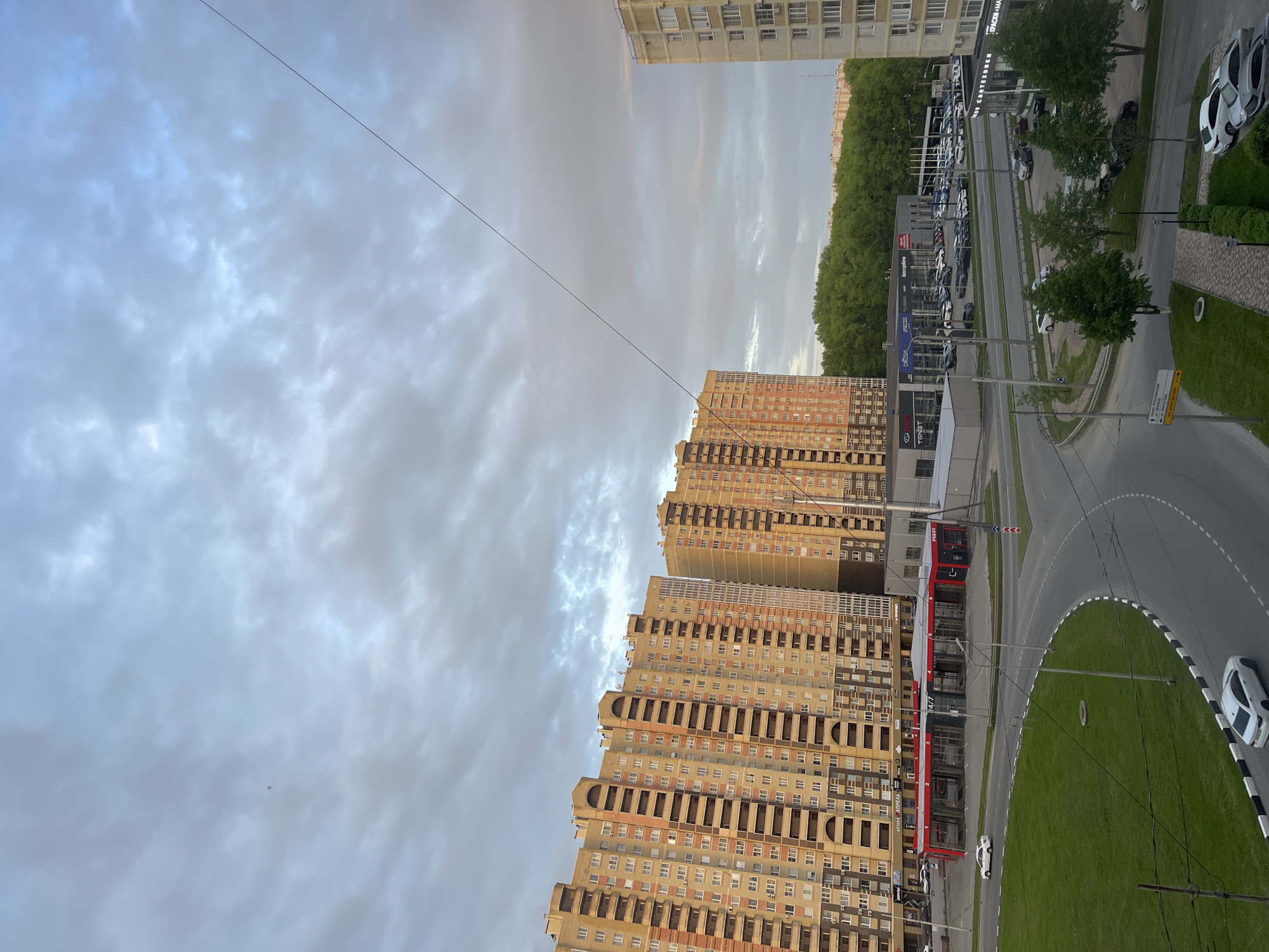 Late night residential views documented in Stavropol, Russia