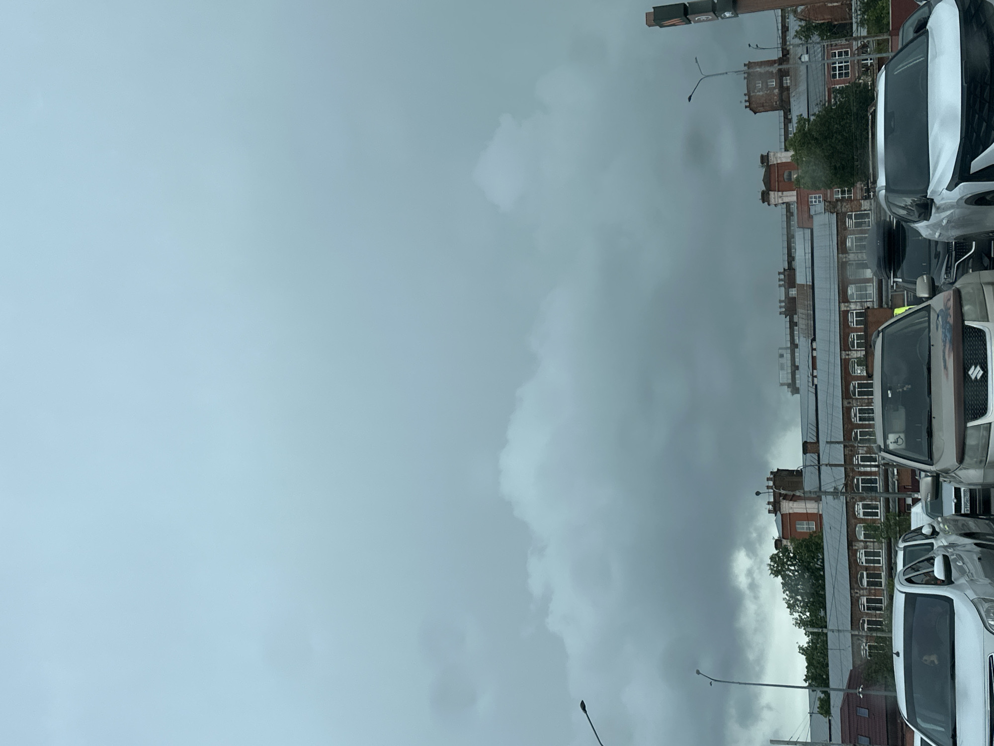 Rainy day in Podolsk, from wet streets to a mall interior.
