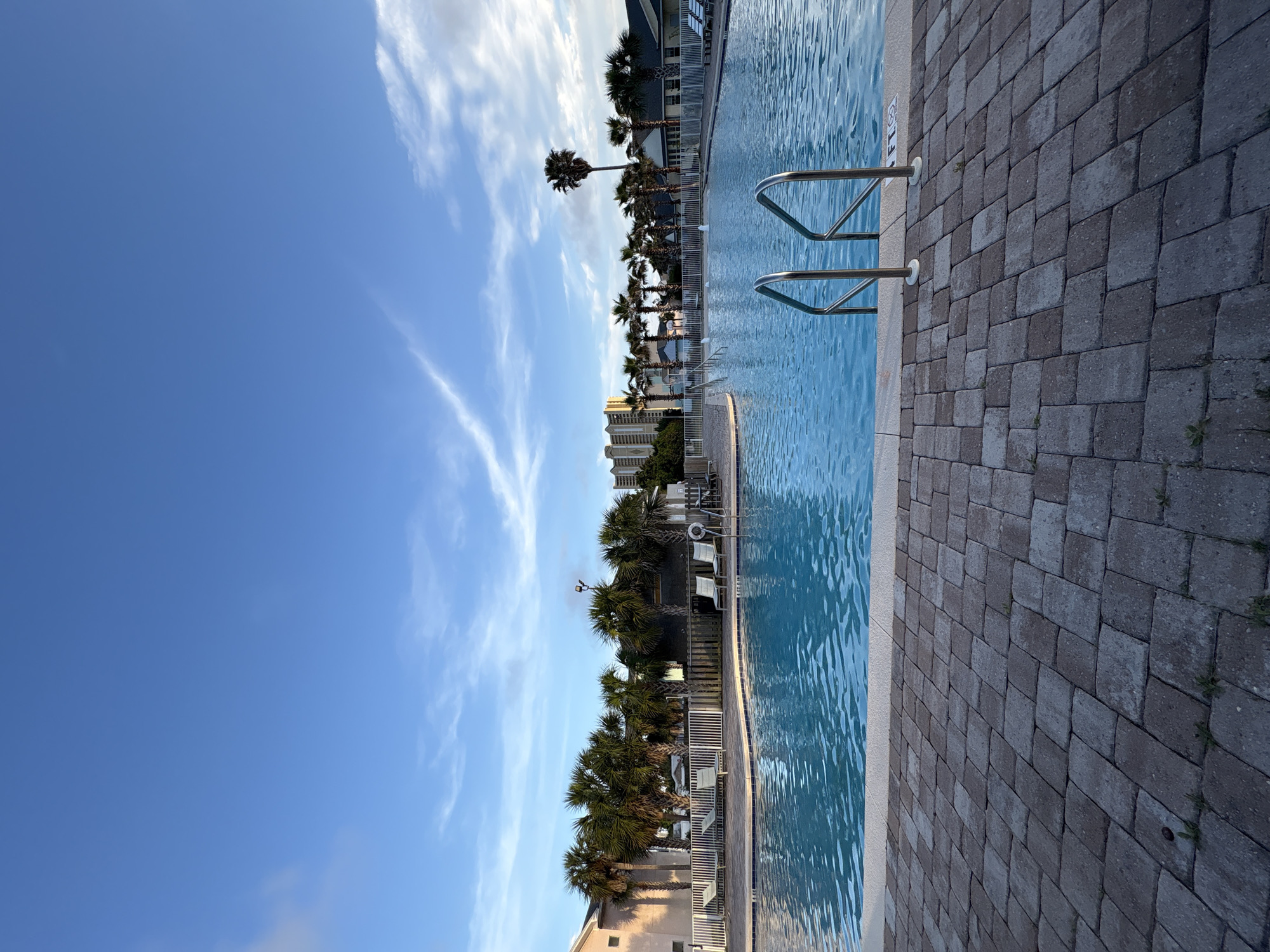 Pool area documented in Panama City Beach, Florida