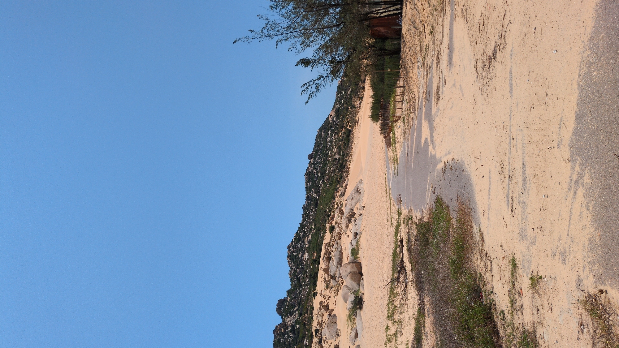 Early morning coastal road documentation in Phuoc Dinh, Vietnam