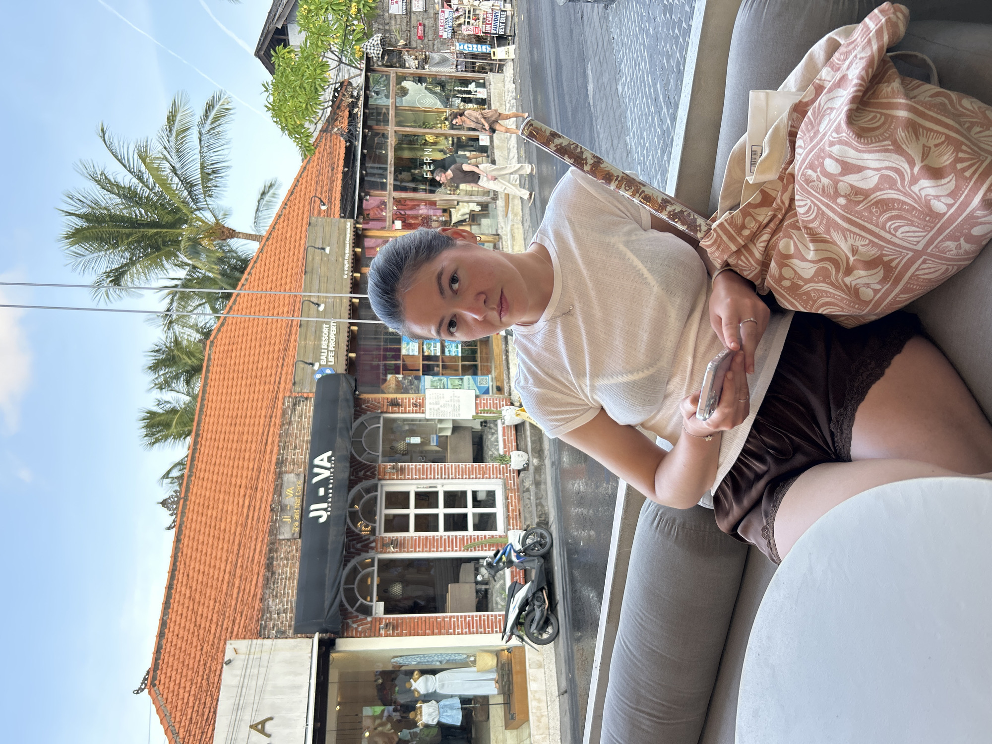 Cafes, malls, and street scenes in Kuta, Bali