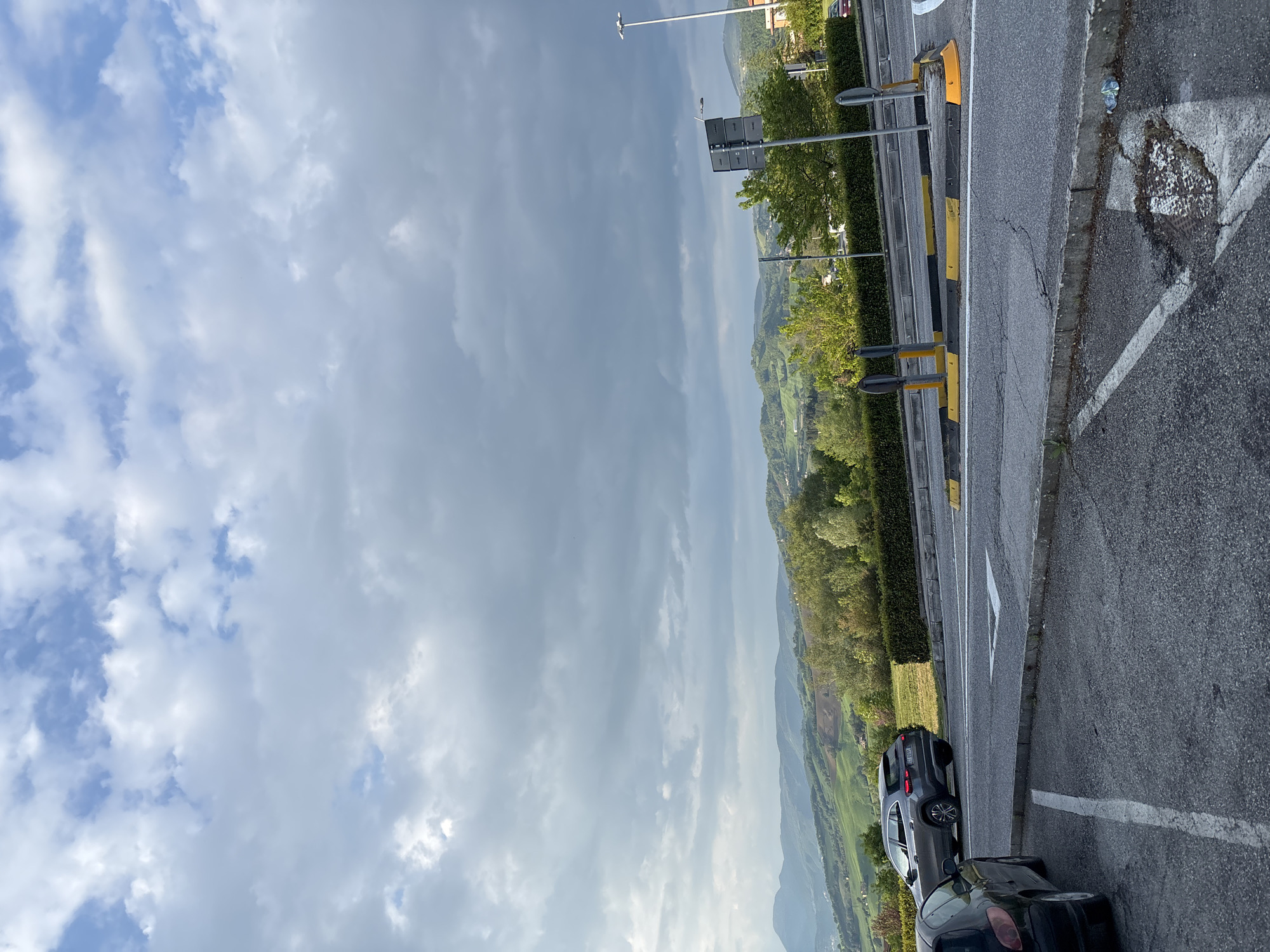 Witness documents scenic views and streets in Camerino, Italy