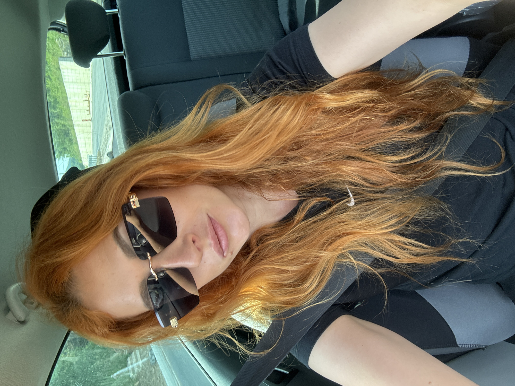 Woman observed in car in Radanovići, Montenegro