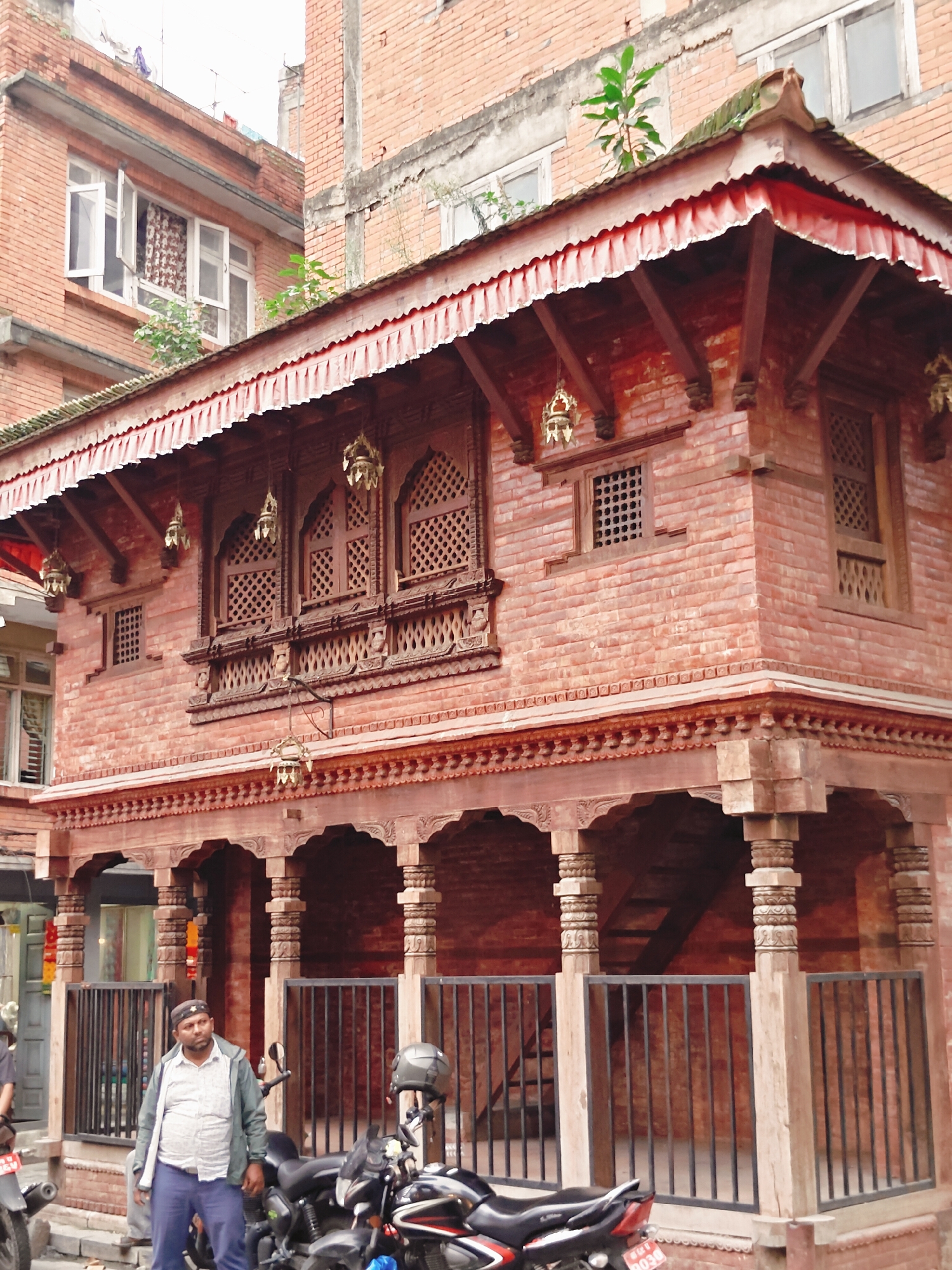 Street life and sacred spaces in central Kathmandu