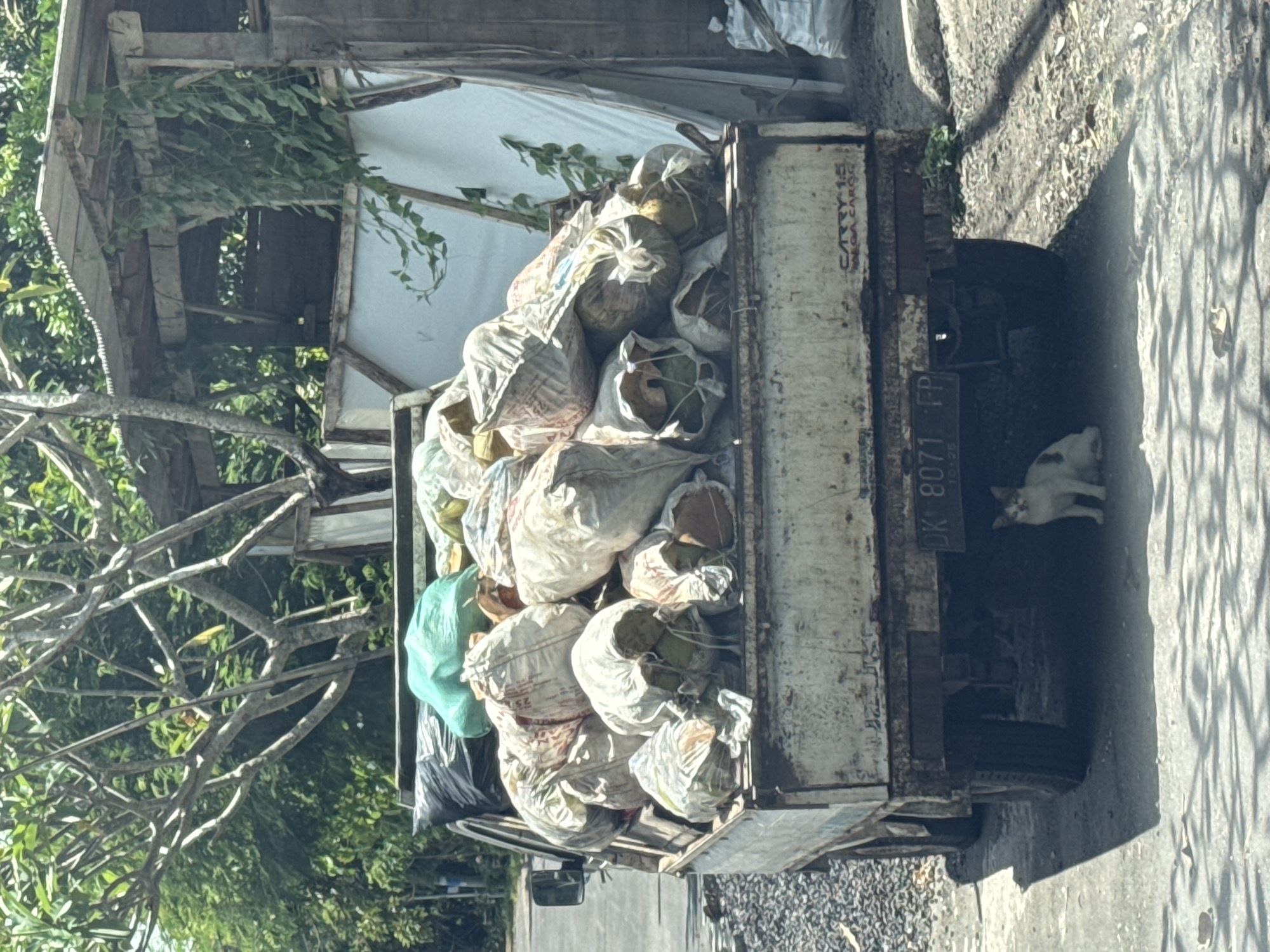 Commercial trucks spotted parked in Nusa Dua Indonesia