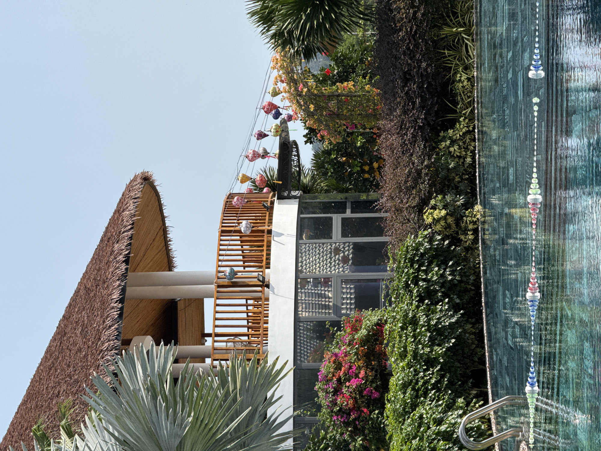 Morning scenes captured in Phú Quốc: architecture and flowering plants