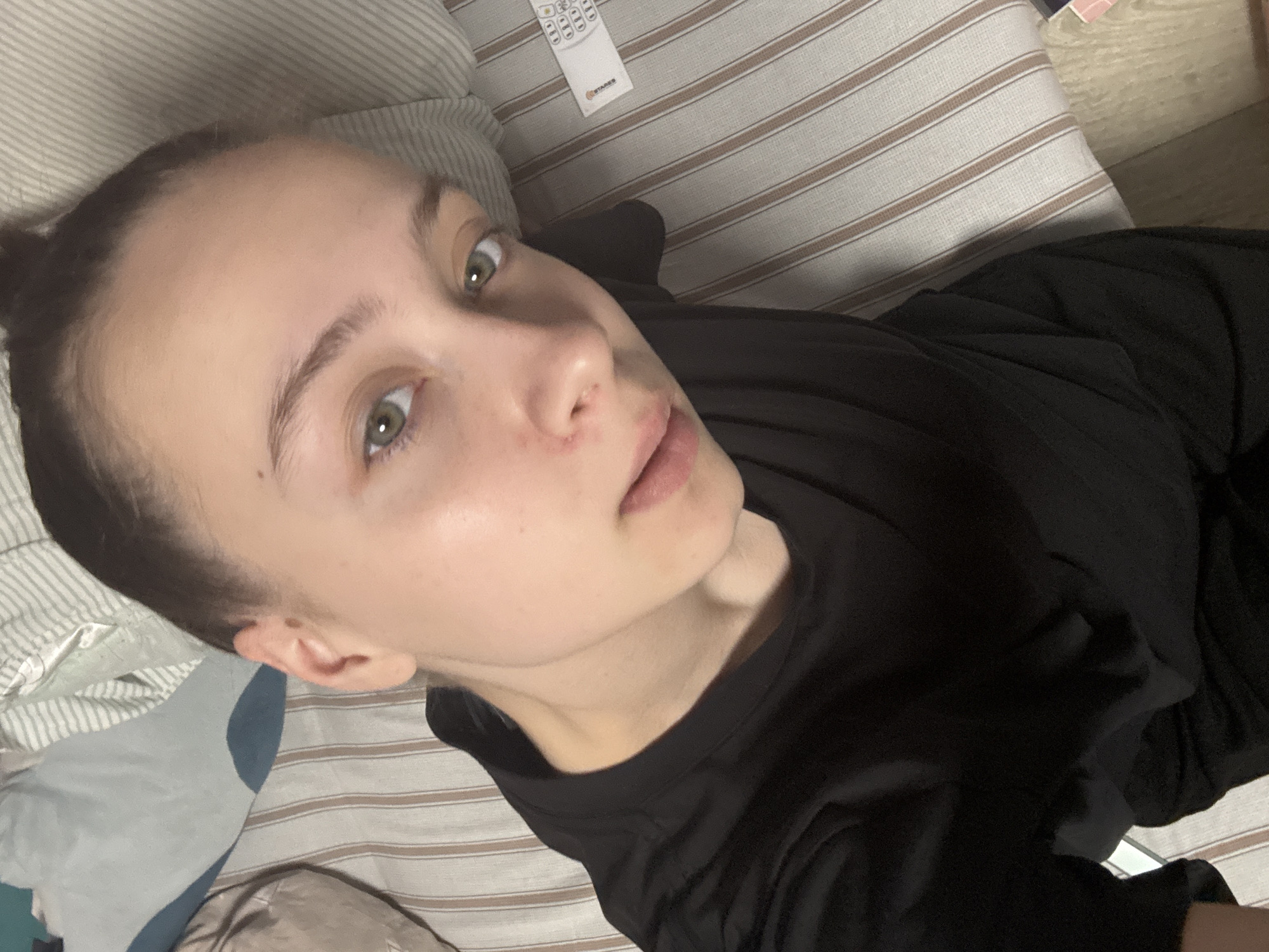 Woman recorded in casual indoor moments in Прикамский