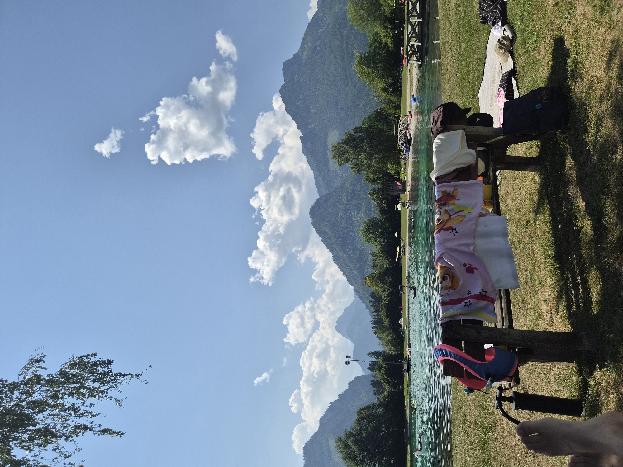 Lazy lakeside morning in Landl, Austria