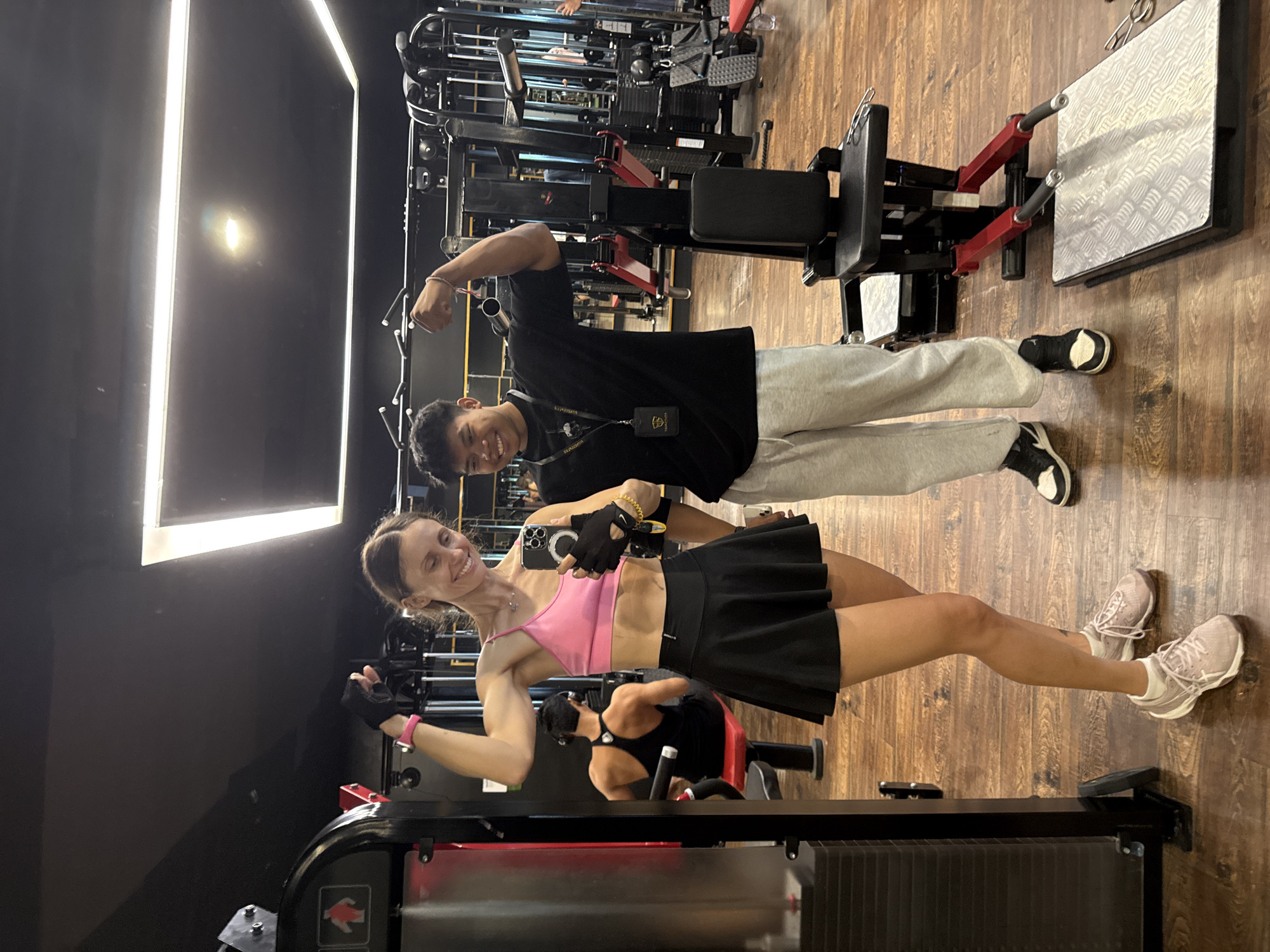 Workout sessions documented at Ubud gym facility