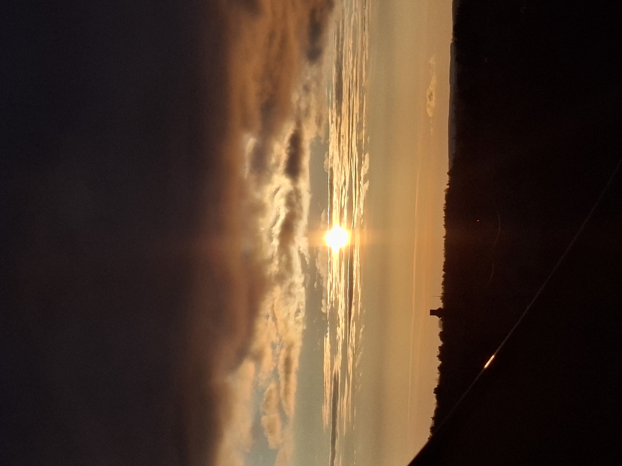 Sunset landscapes and breakfast scene captured in brief sequence