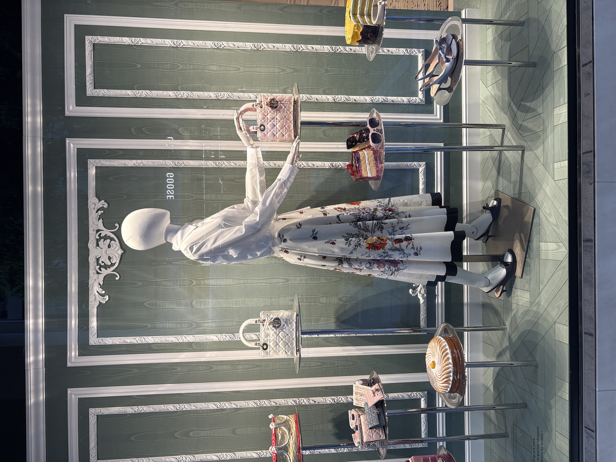 Fashion, luxury retail, and historical costume in central Athens