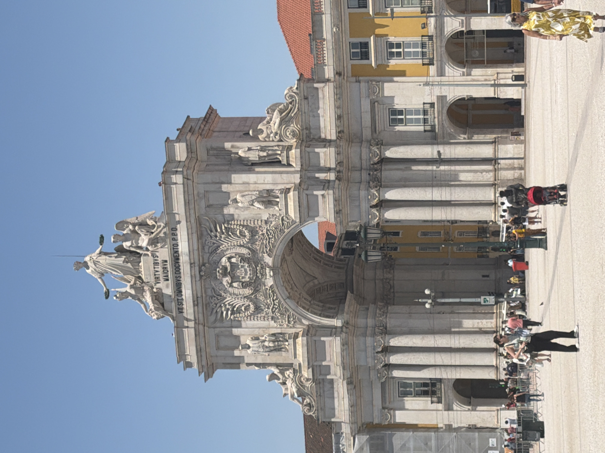 Exploring Praça do Comércio and historic Lisbon landmarks