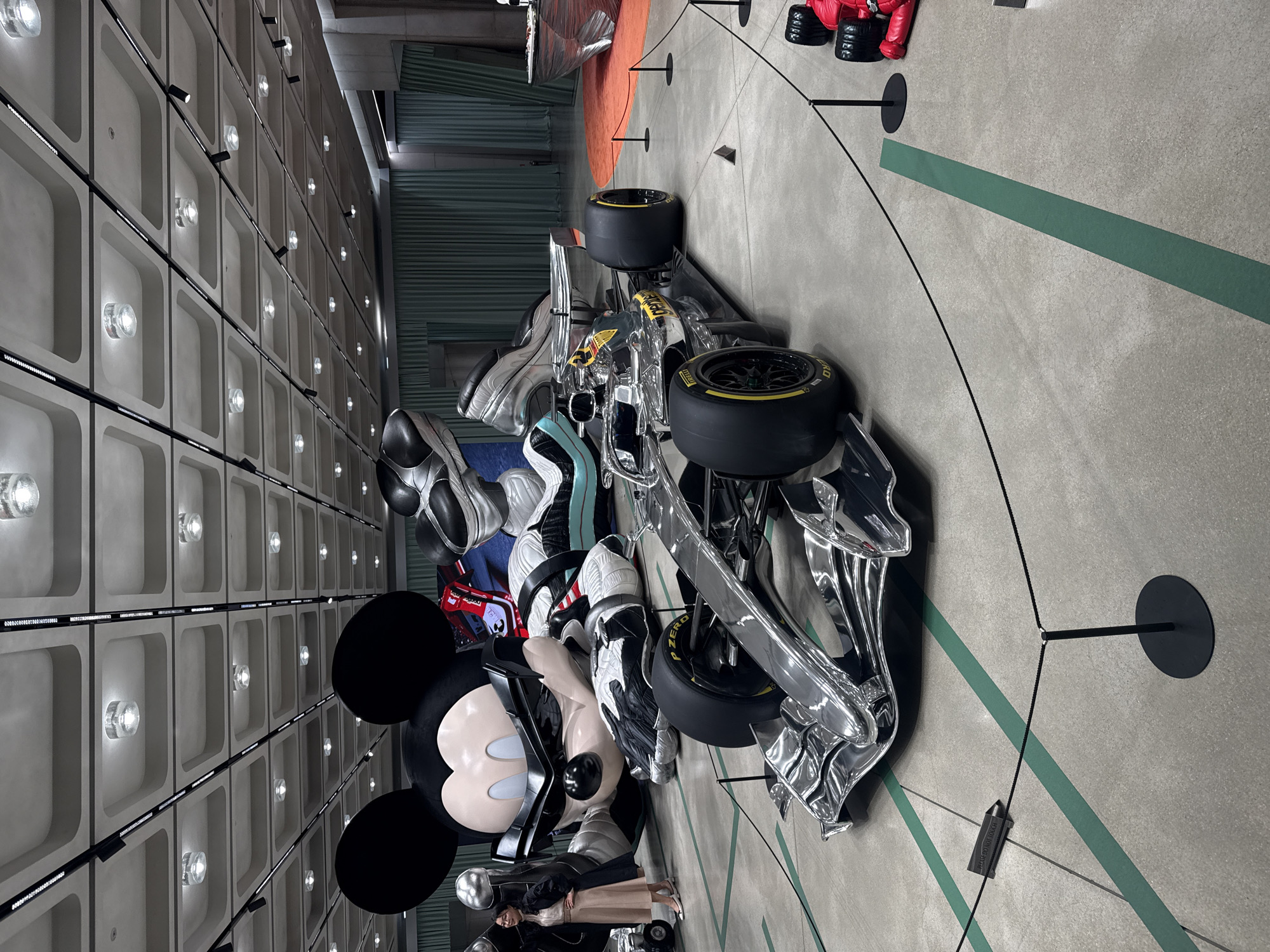 Chrome F1 cars, futuristic Mickey Mouse exhibited at Seoul museum