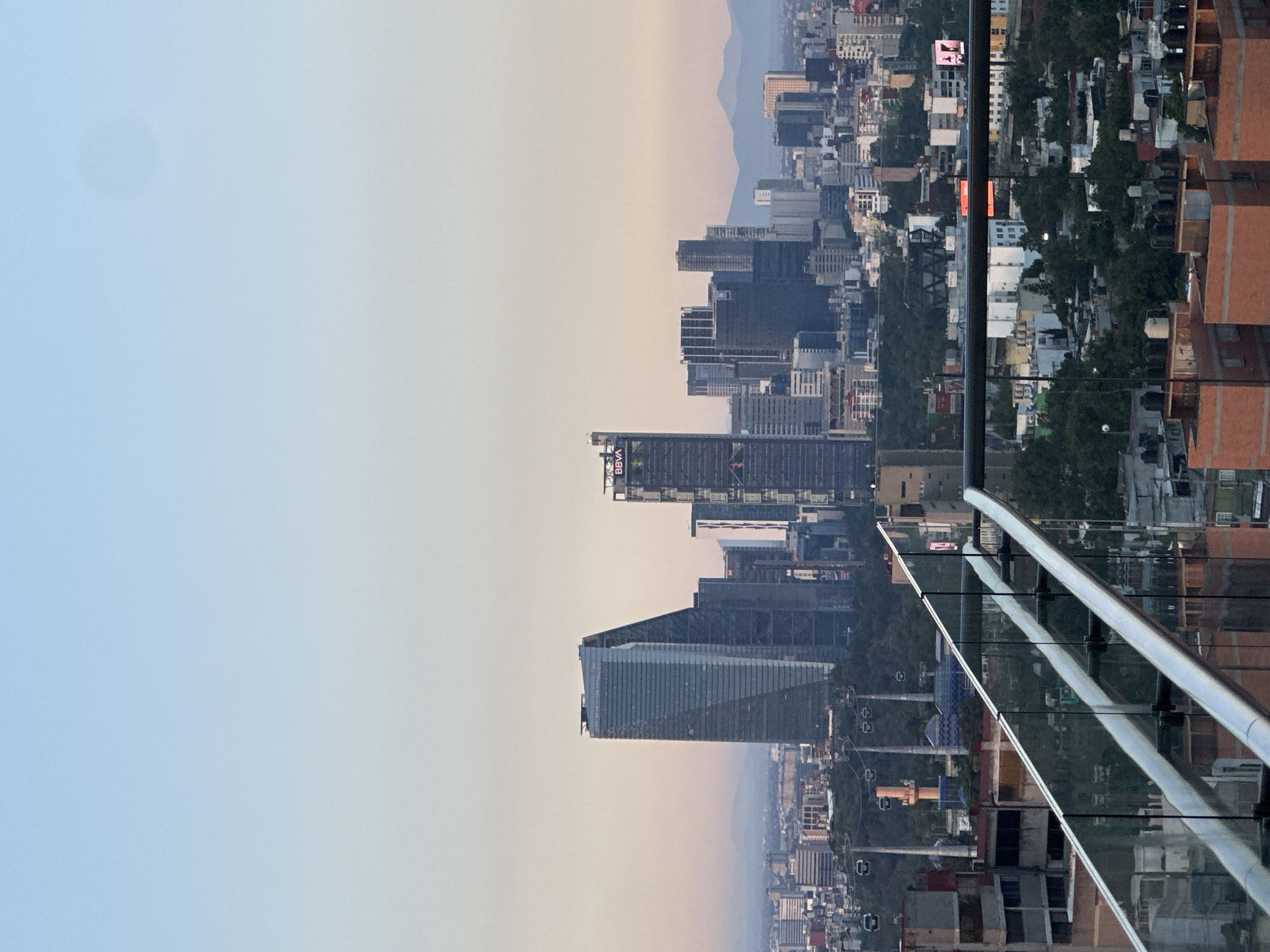Mexico City residents document sunset moments across urban landscape