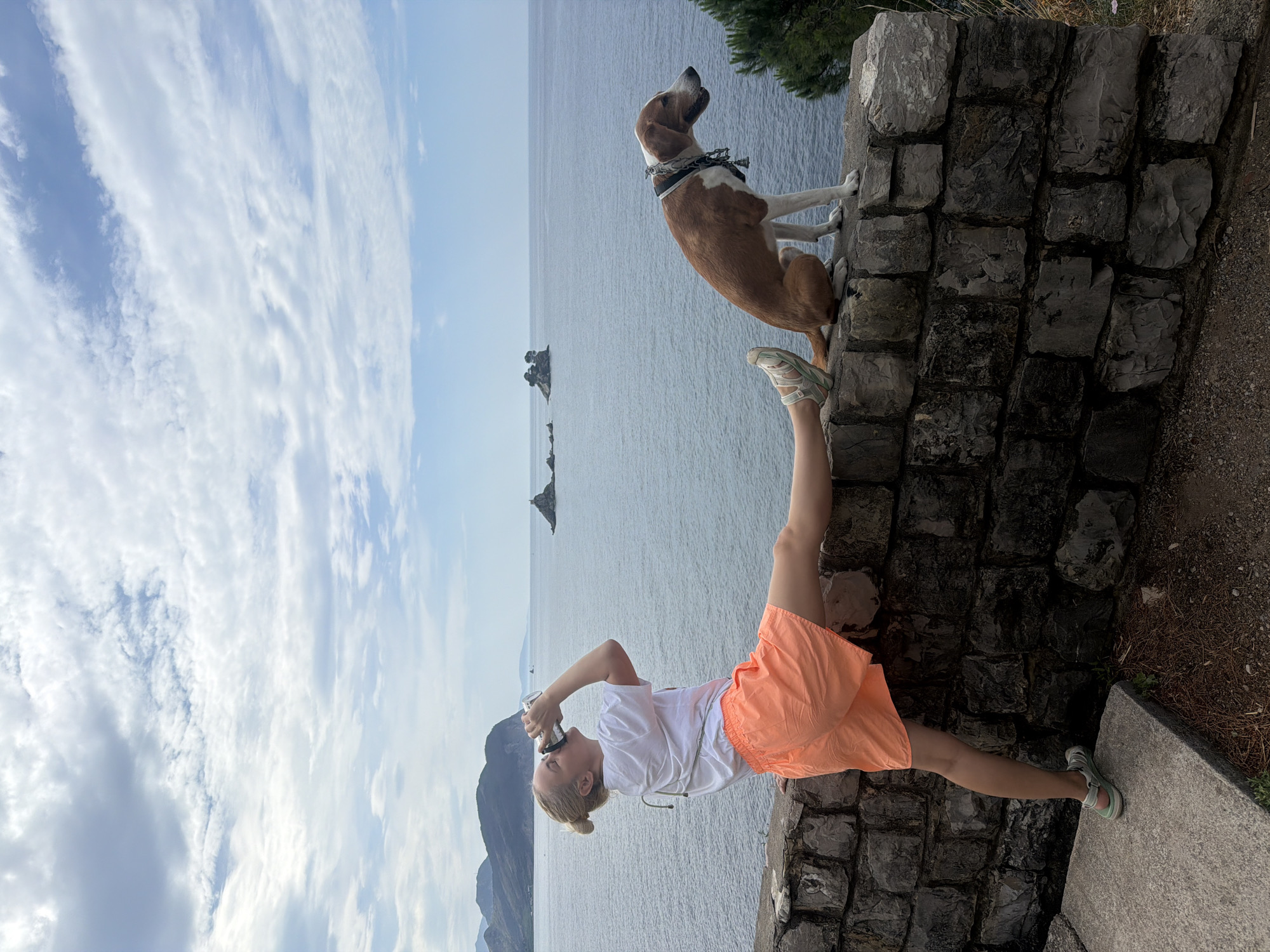 Morning seaside moment captured in Golubovići, Montenegro