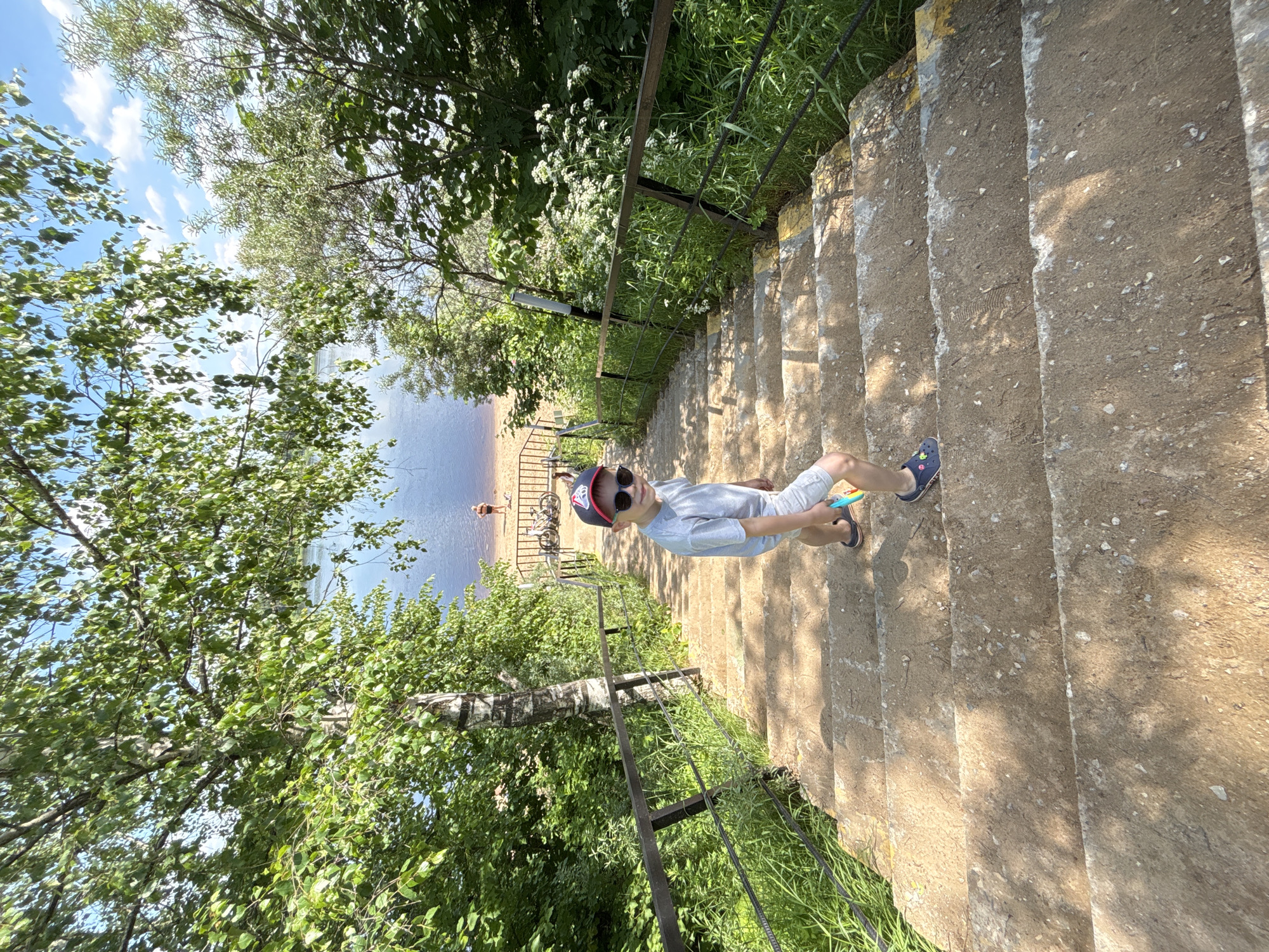 Family explores Yaroslavl nature spots during morning outing