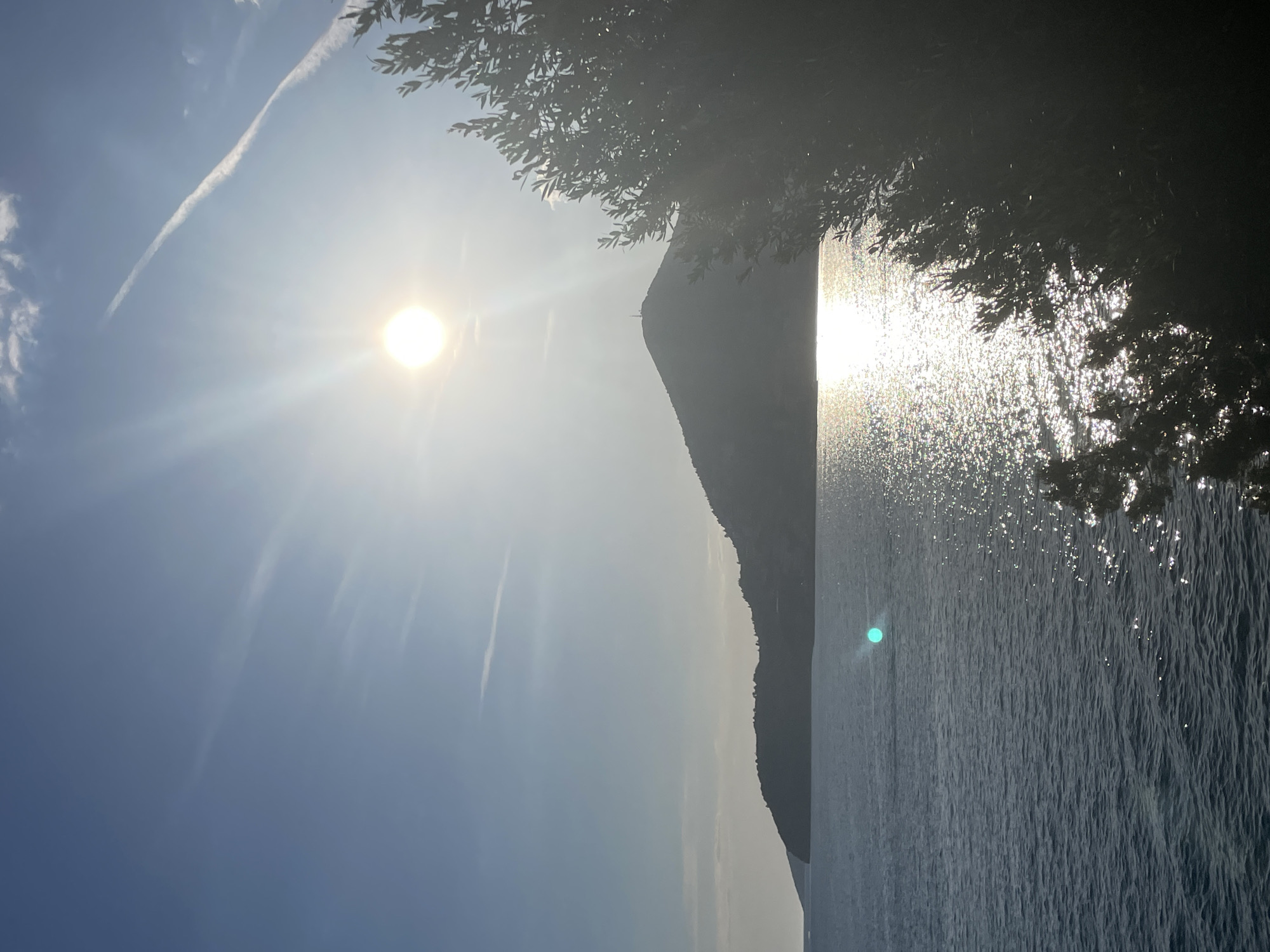 Tourist documents afternoon beach scenes in Montenegro coastal towns
