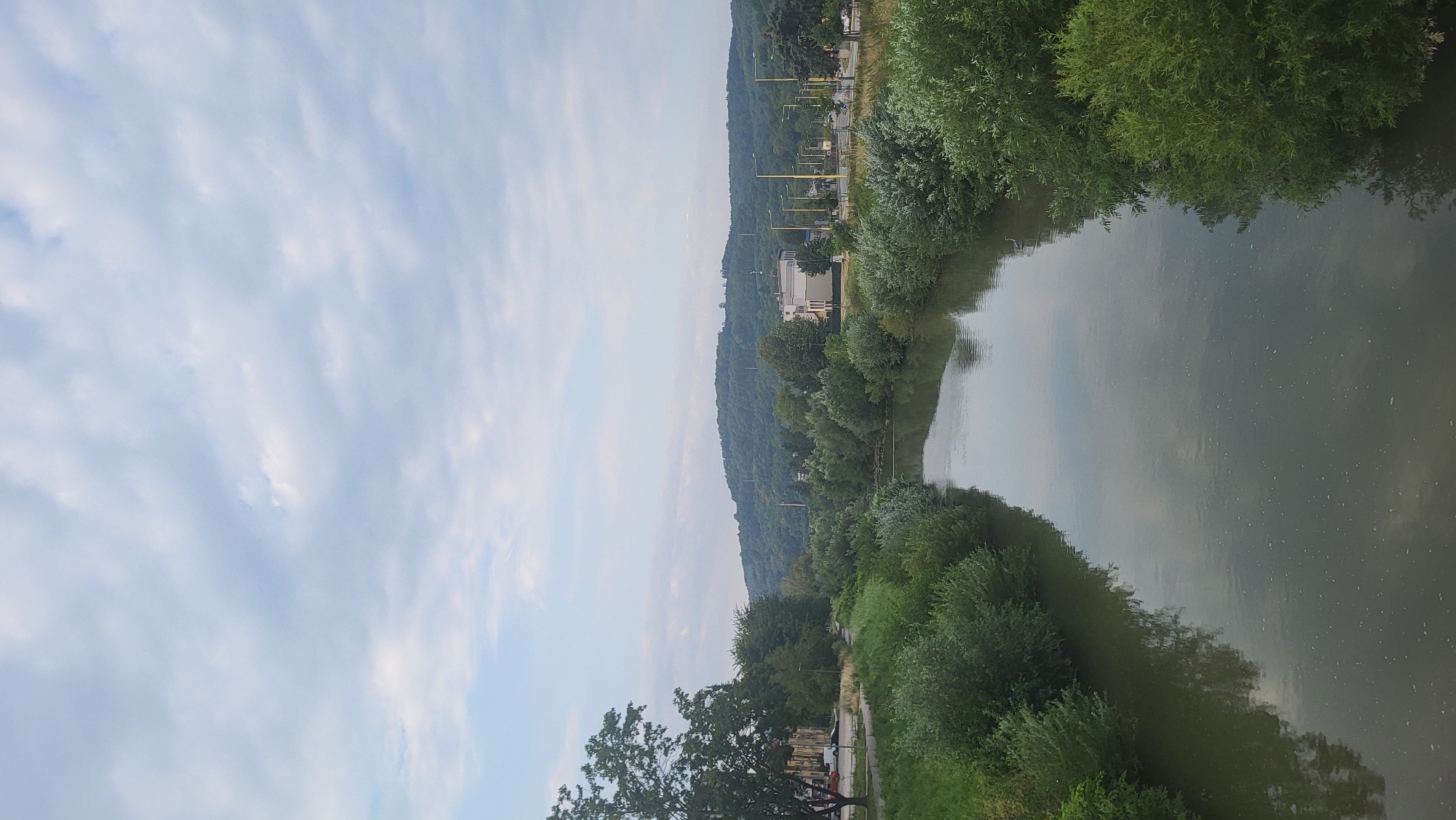 Early morning along the Torysa River in Prešov
