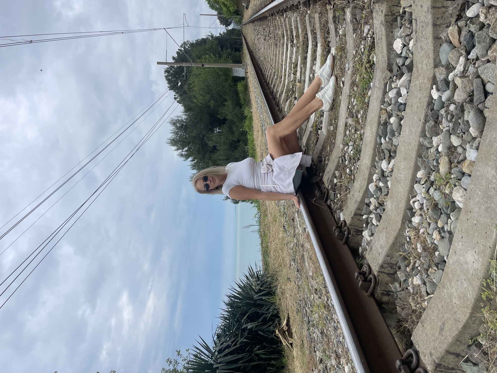Casual outdoor activities observed along Tsandrypsh coastline and railway