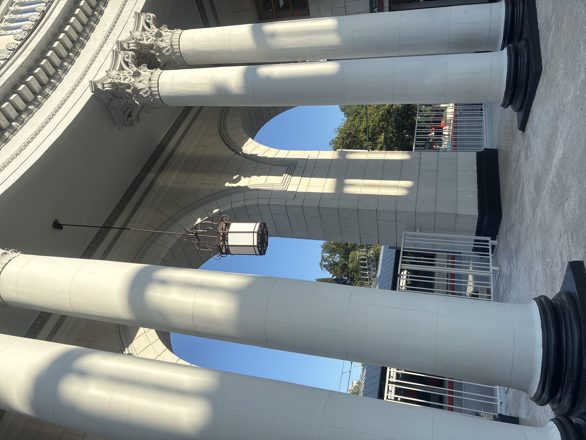 Afternoon at Sochi Railway Station and surrounding city streets