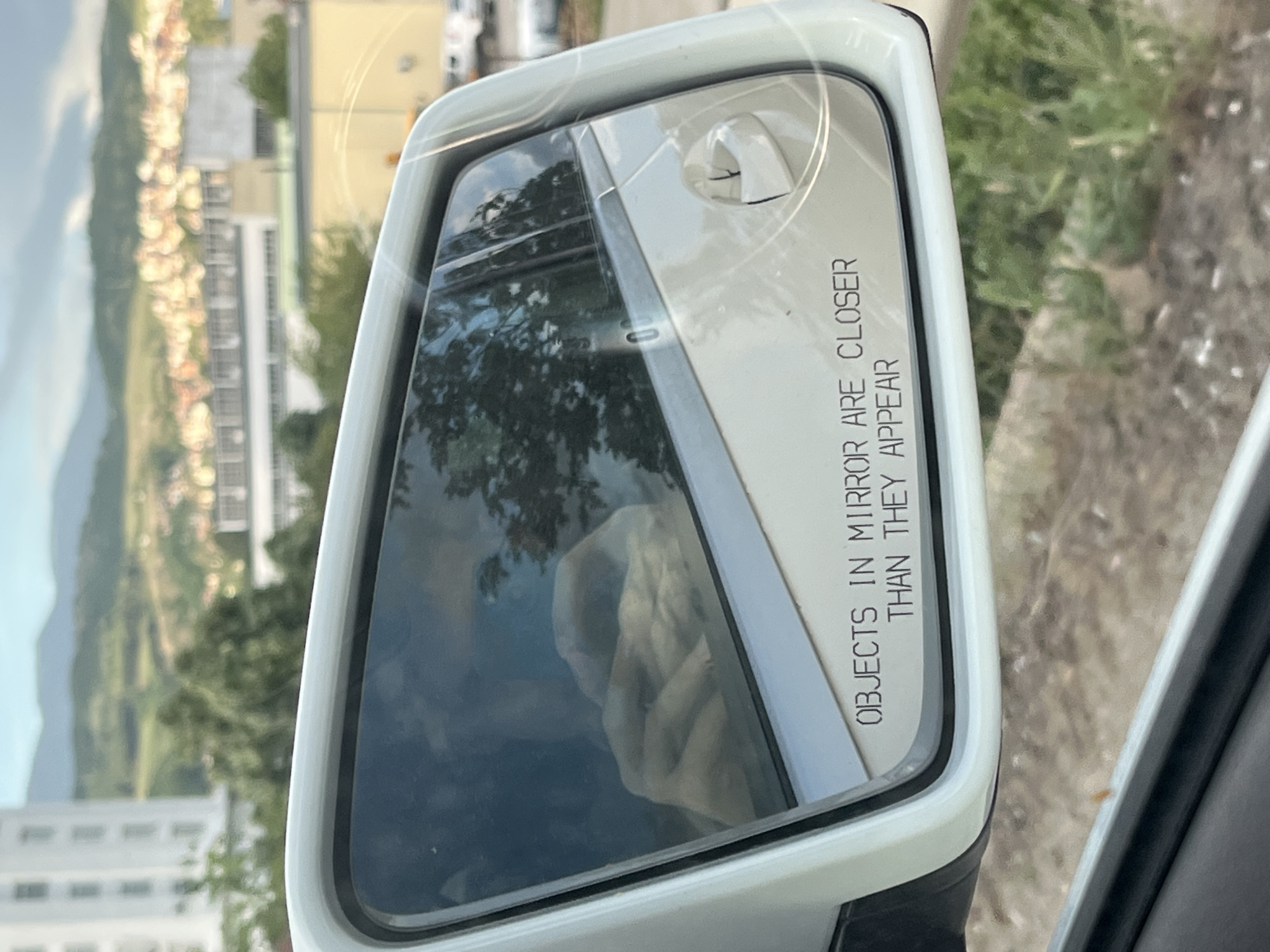Car journey documented crossing bridge in Blagoevgrad, Bulgaria