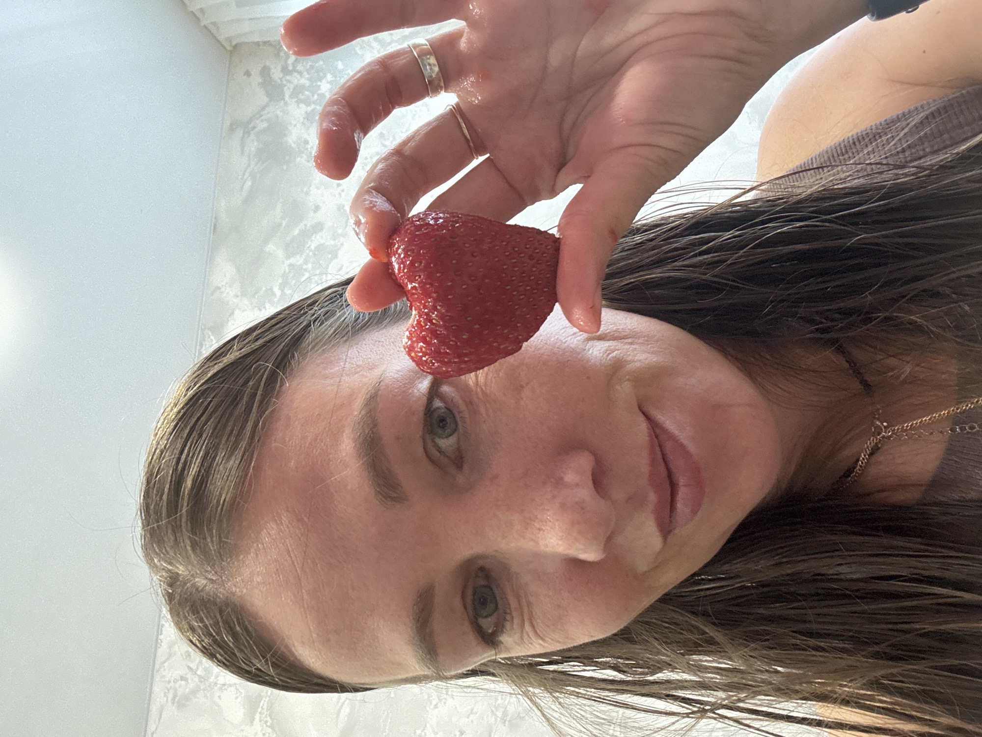 Quiet afternoon at home in Chaikovsky, strawberries and toy cars