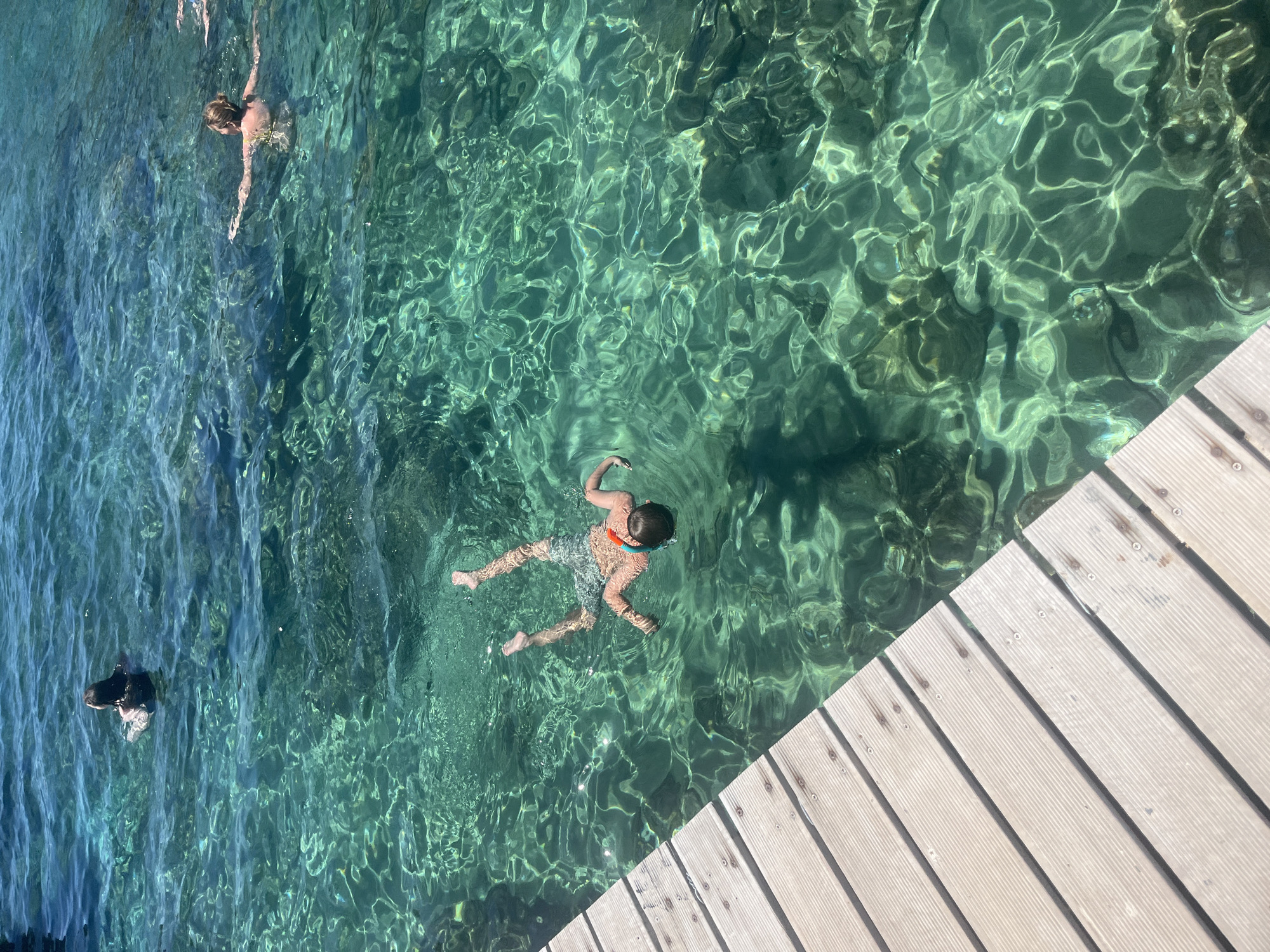 Summer day at Budva's waterfront with swimming and sightseeing