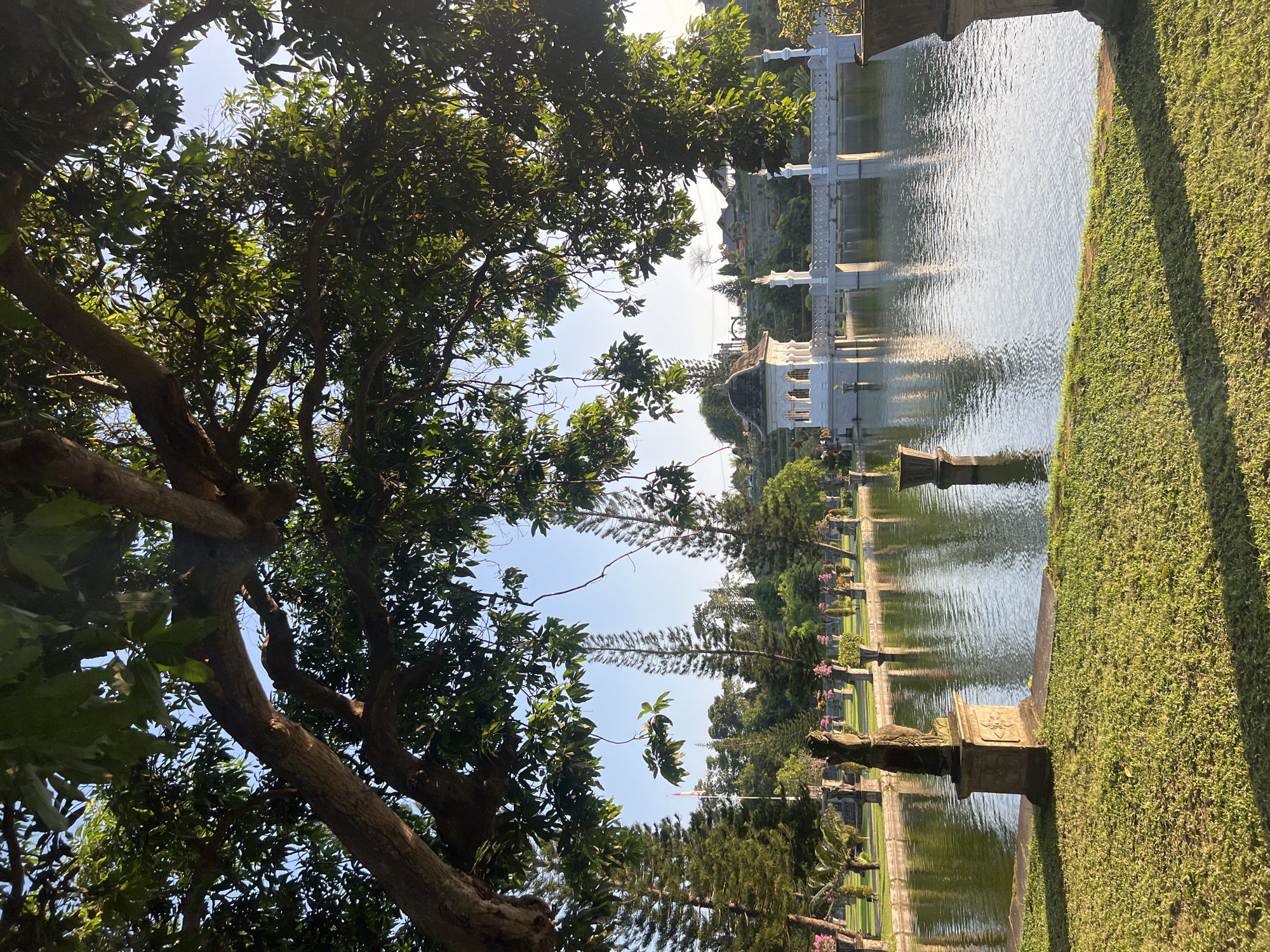 Tourist captures historic Indonesian water palaces during morning visit