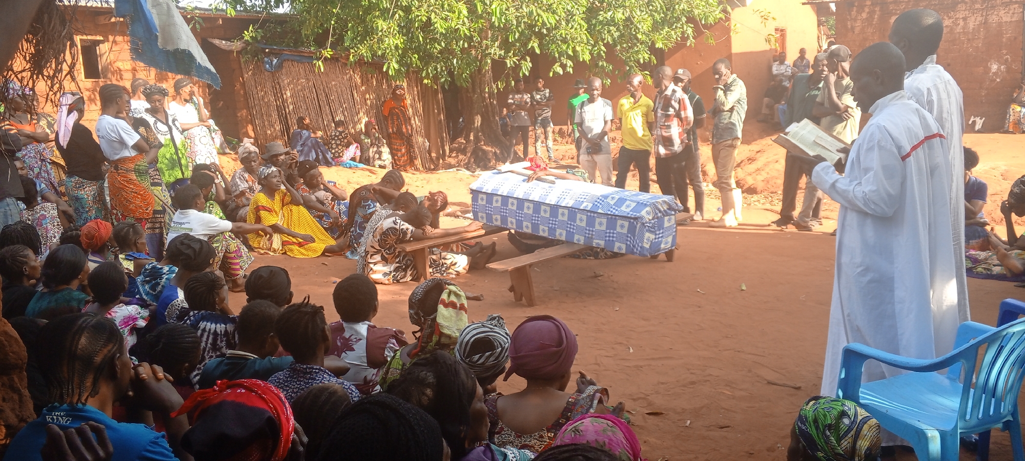 Community funeral ceremony held in Ngalula, Democratic Republic of Congo