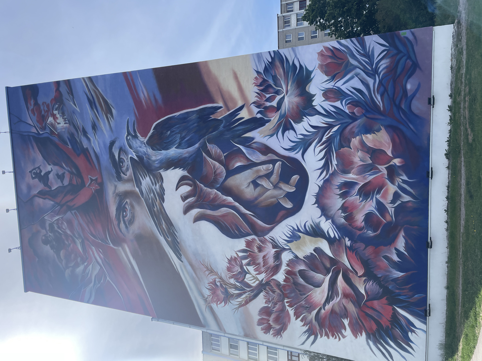 Public art and city promotional displays documented in Brest, Belarus