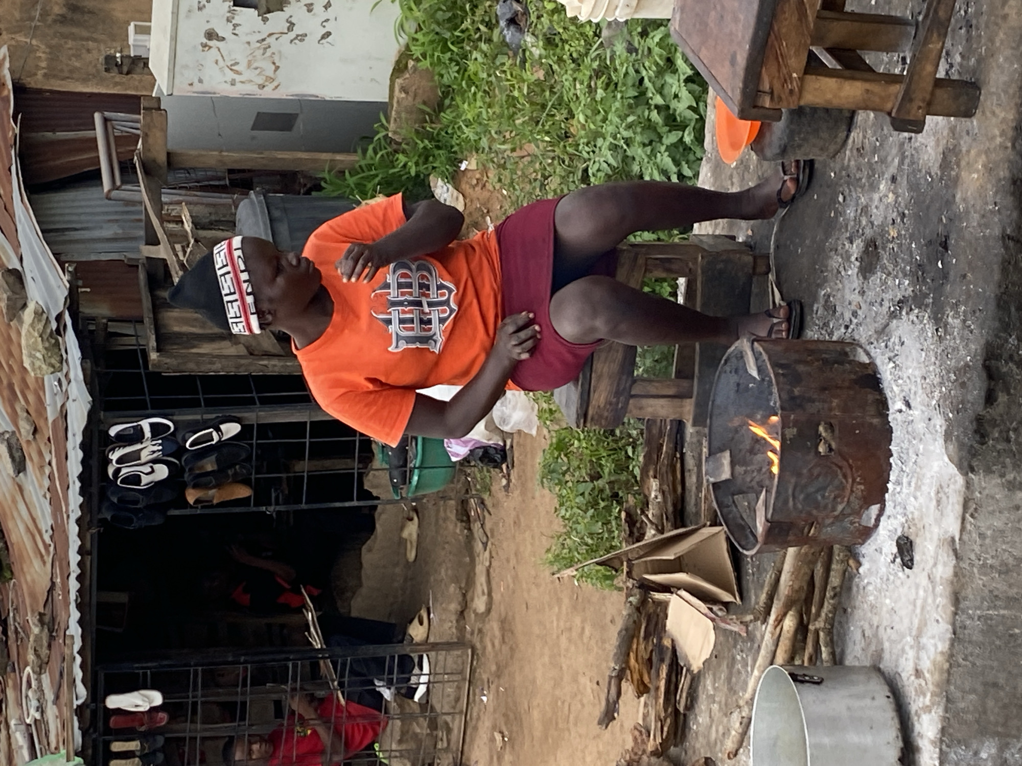 Afternoon street market activity in Bukuru, Nigeria