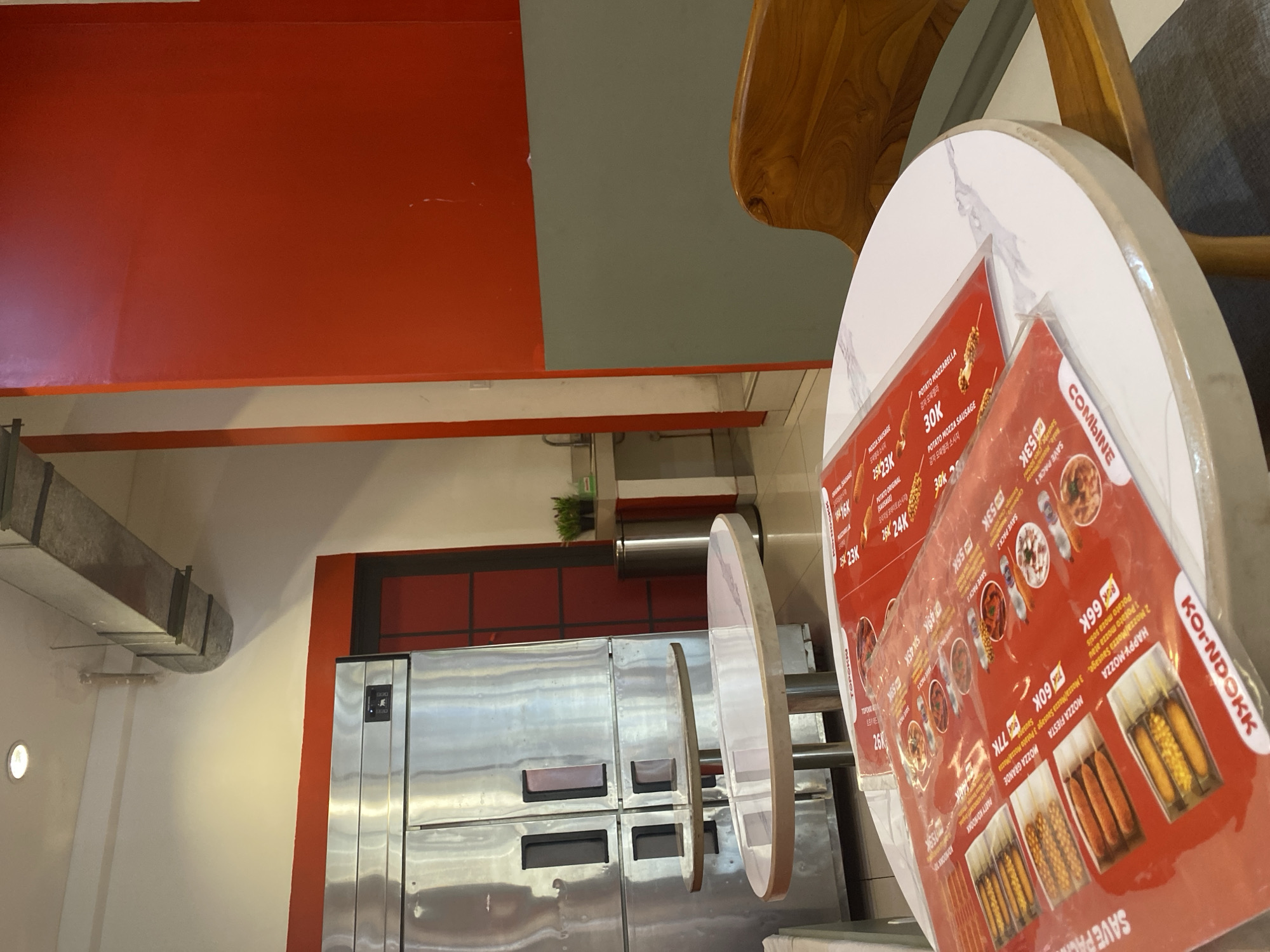 Checking out Red Frog's Korean street food in East Jakarta