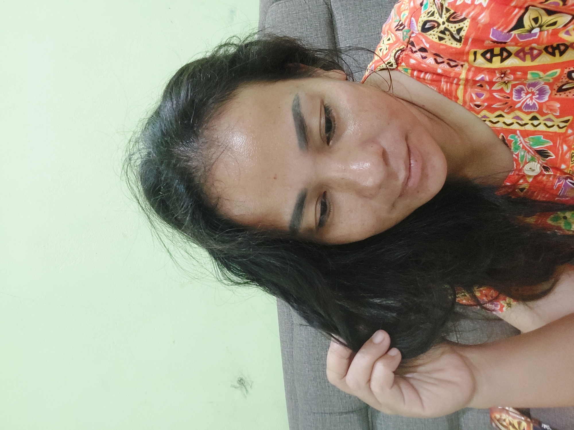 Quiet evening at home in Dumai with a toddler in tow
