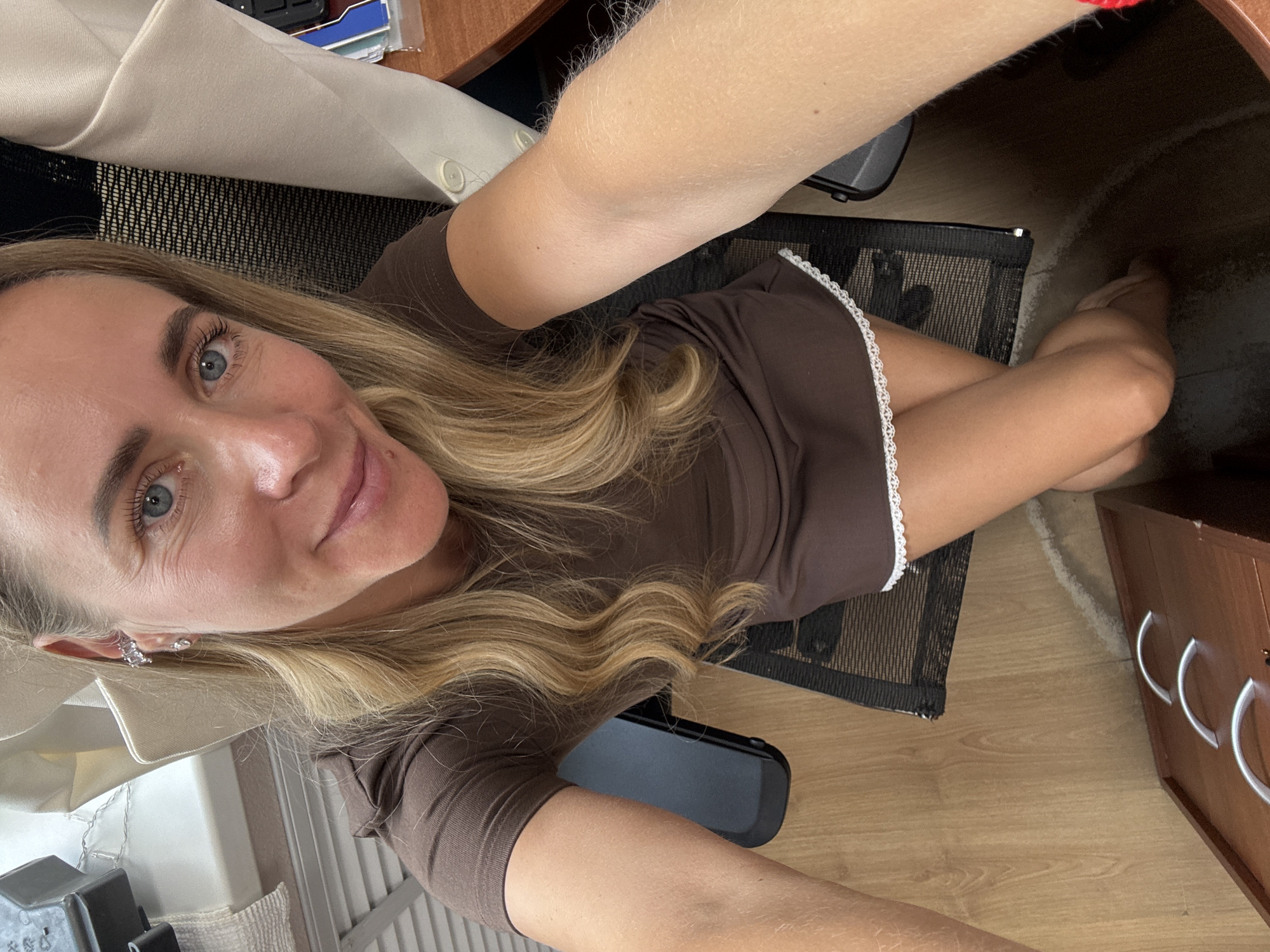 Office selfie session in Chaikovsky, Russia