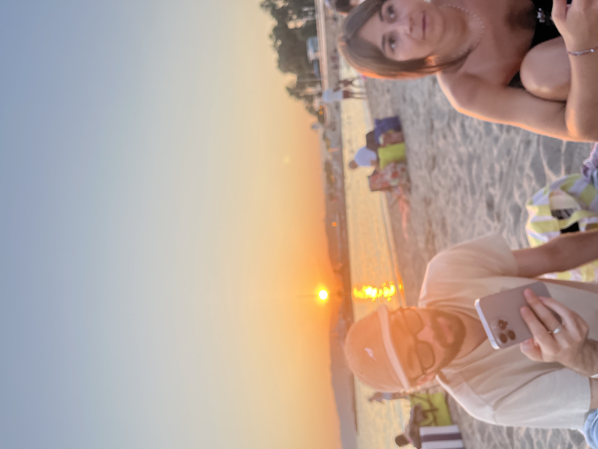 Golden hour on the Cannes waterfront, late July evening