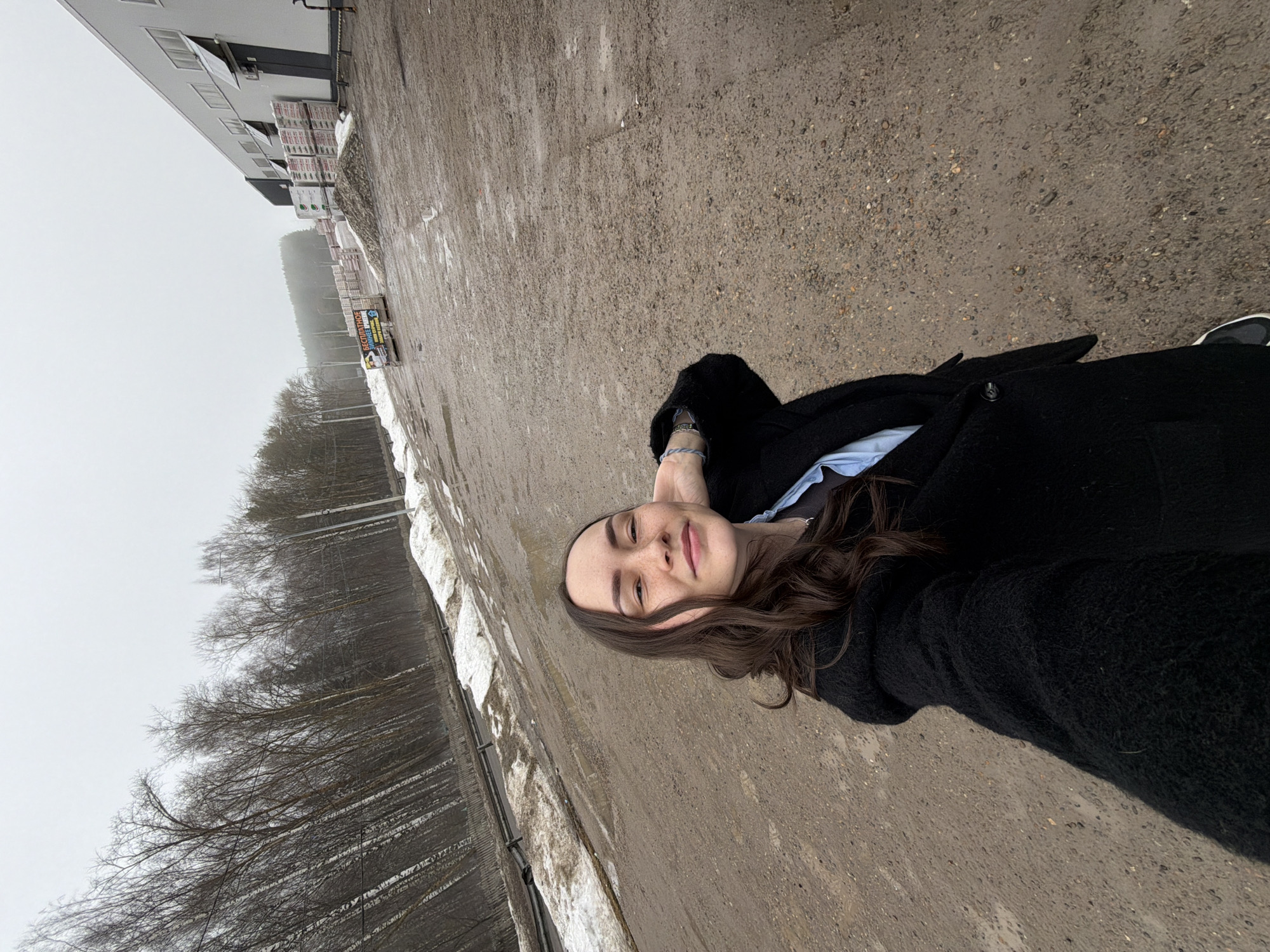 Morning scenes documented across Votkinsk, Russia during overcast spring weather