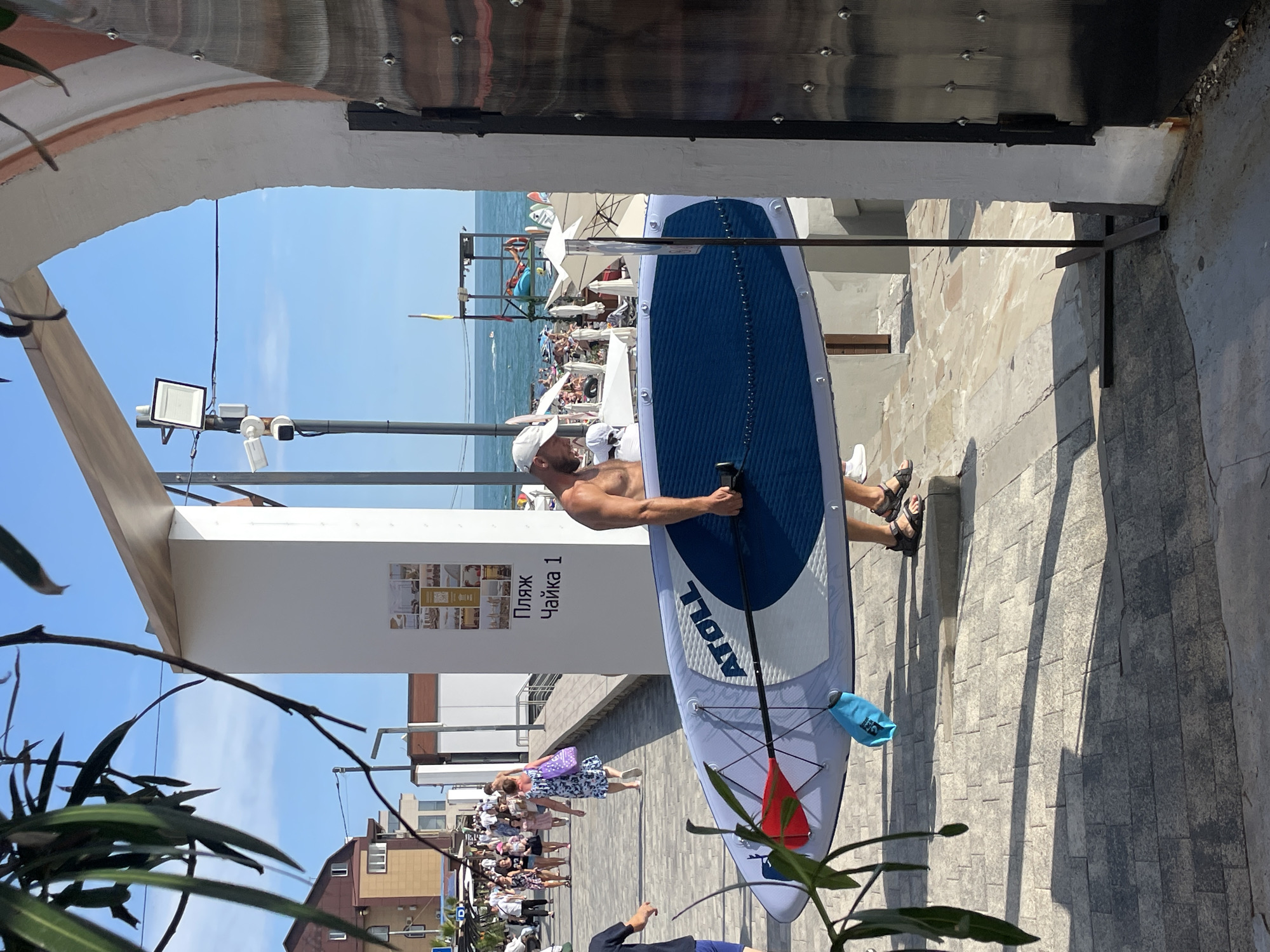 Sochi's Black Sea promenade in full summer swing