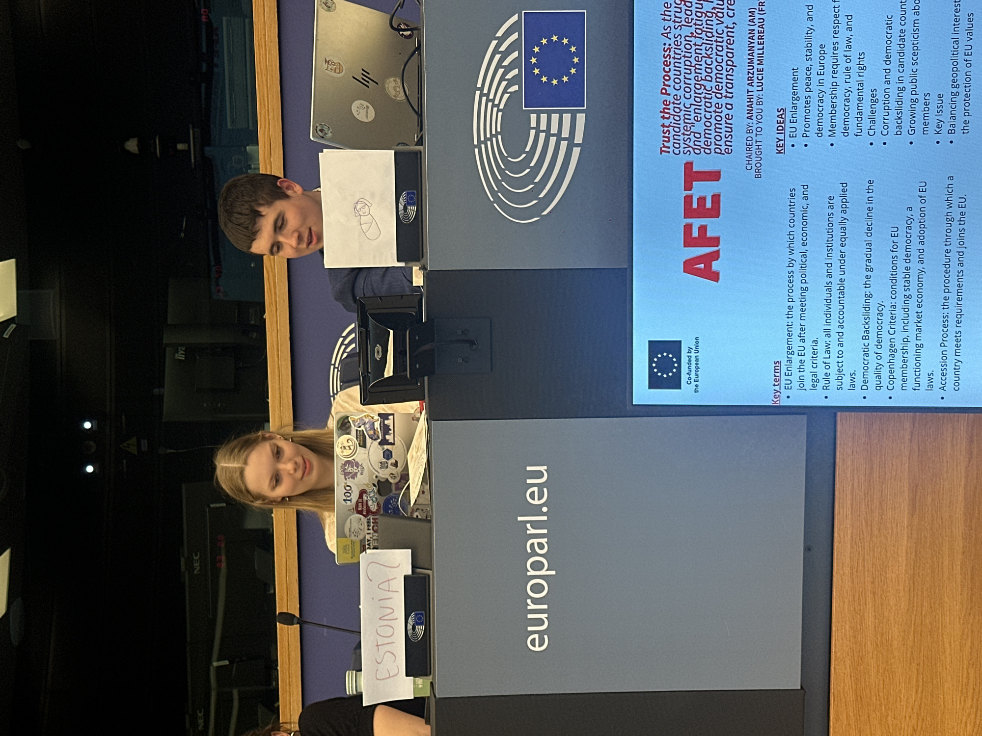 Youth simulation event held at European Parliament in Strasbourg
