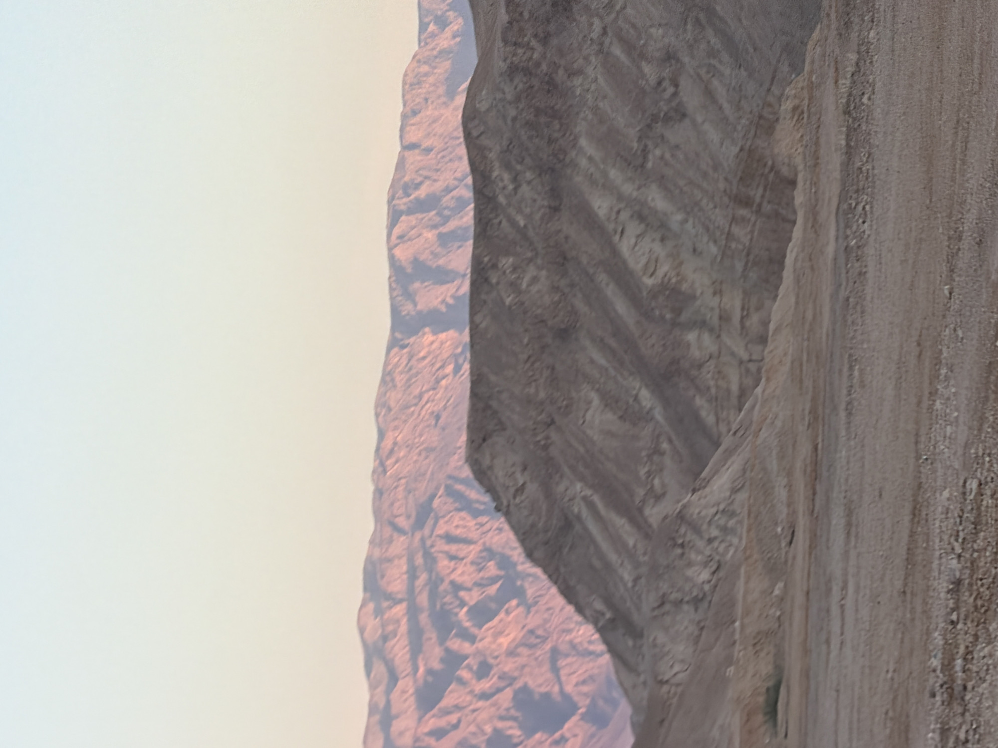 Mountain landscape photographed in southern Israel desert region