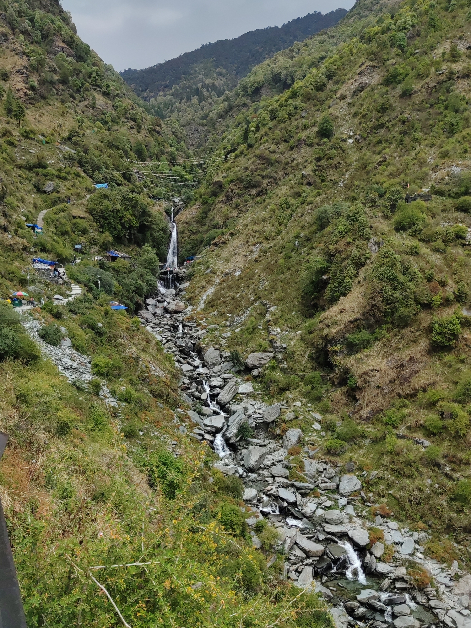 Morning activity captured at Bhagsu waterfall and mountain trails