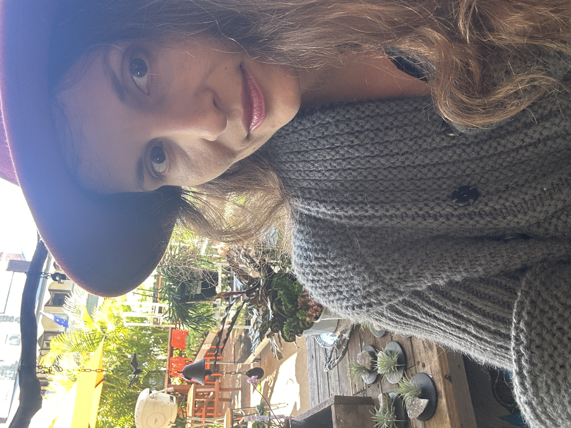 Coffee and cinnamon at a sunny Bellingen café