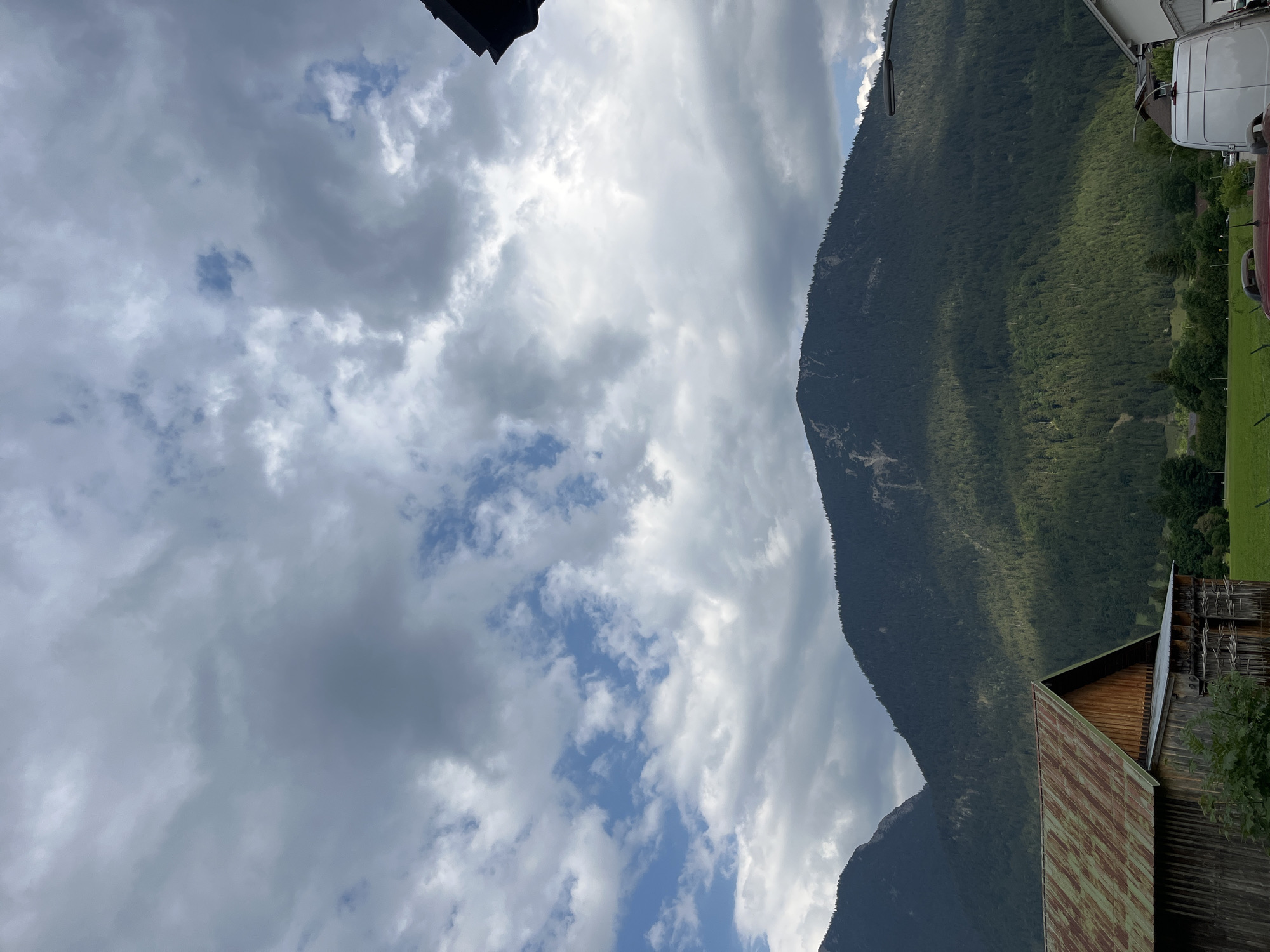 Witness documents overcast afternoon in Garmisch-Partenkirchen's mountain landscape