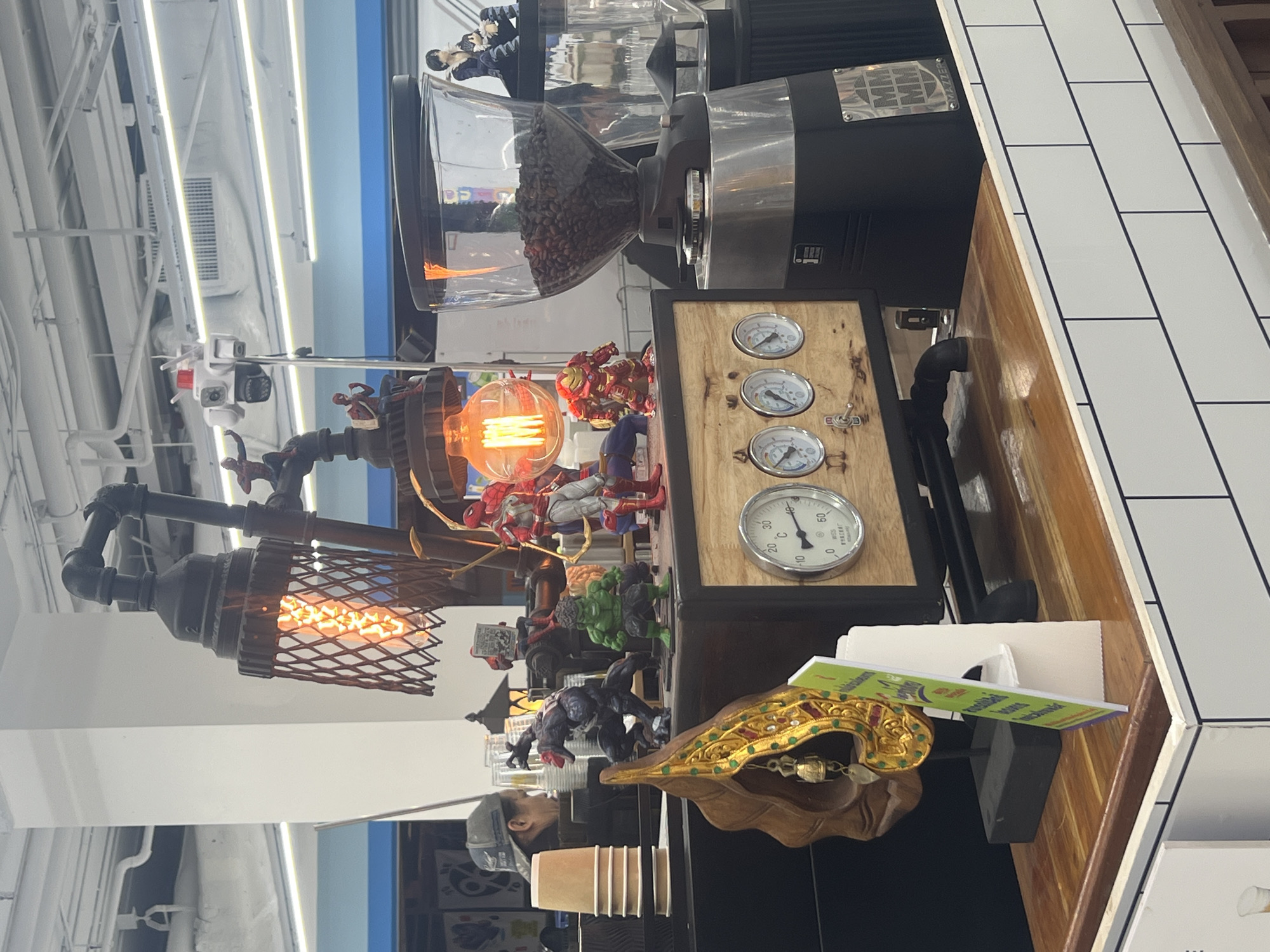 Mall morning in Ko Samui: Starbucks stop and supermarket browse