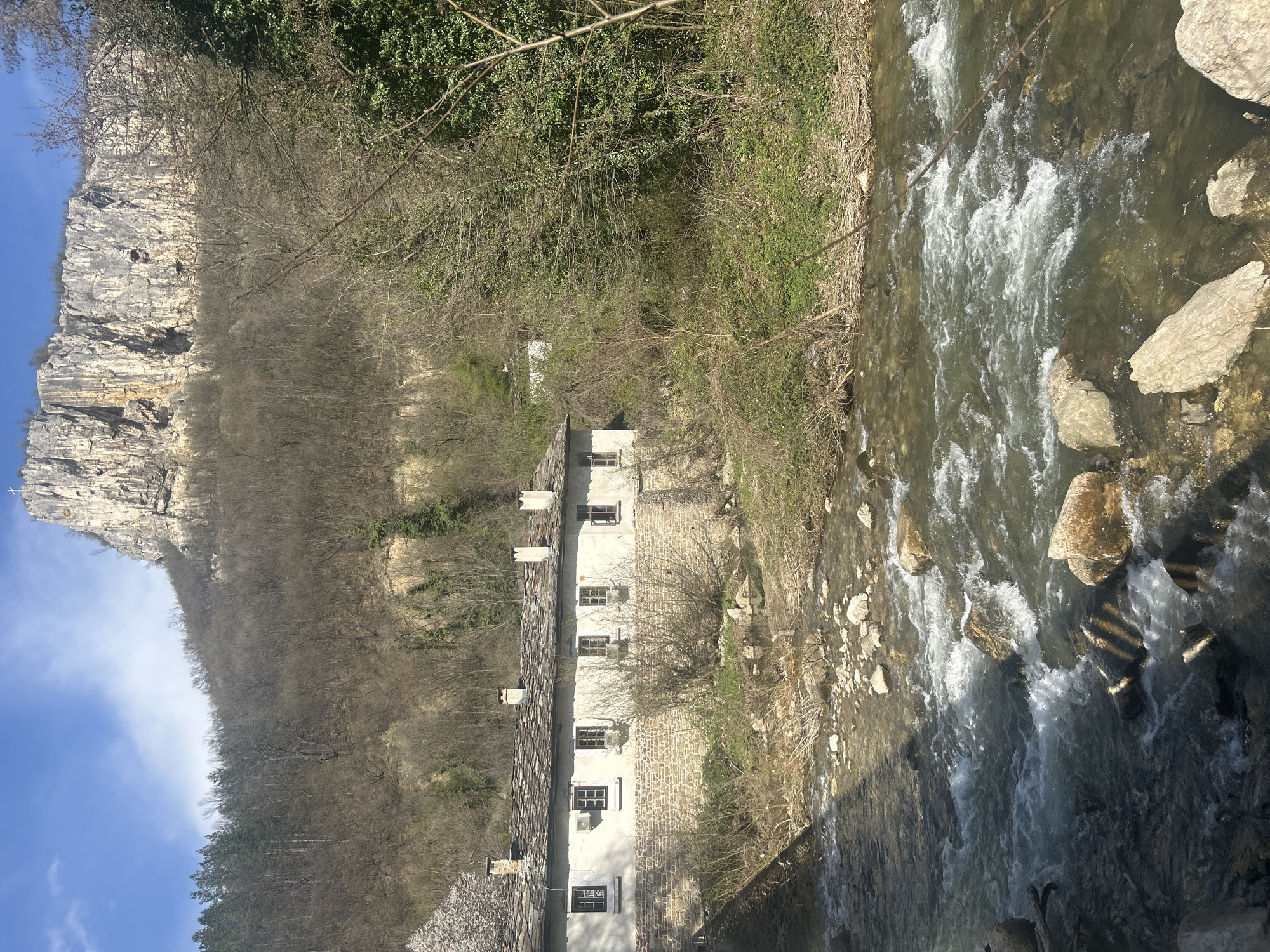 Tourist visits historic Dryanovo area, Bulgaria countryside documented